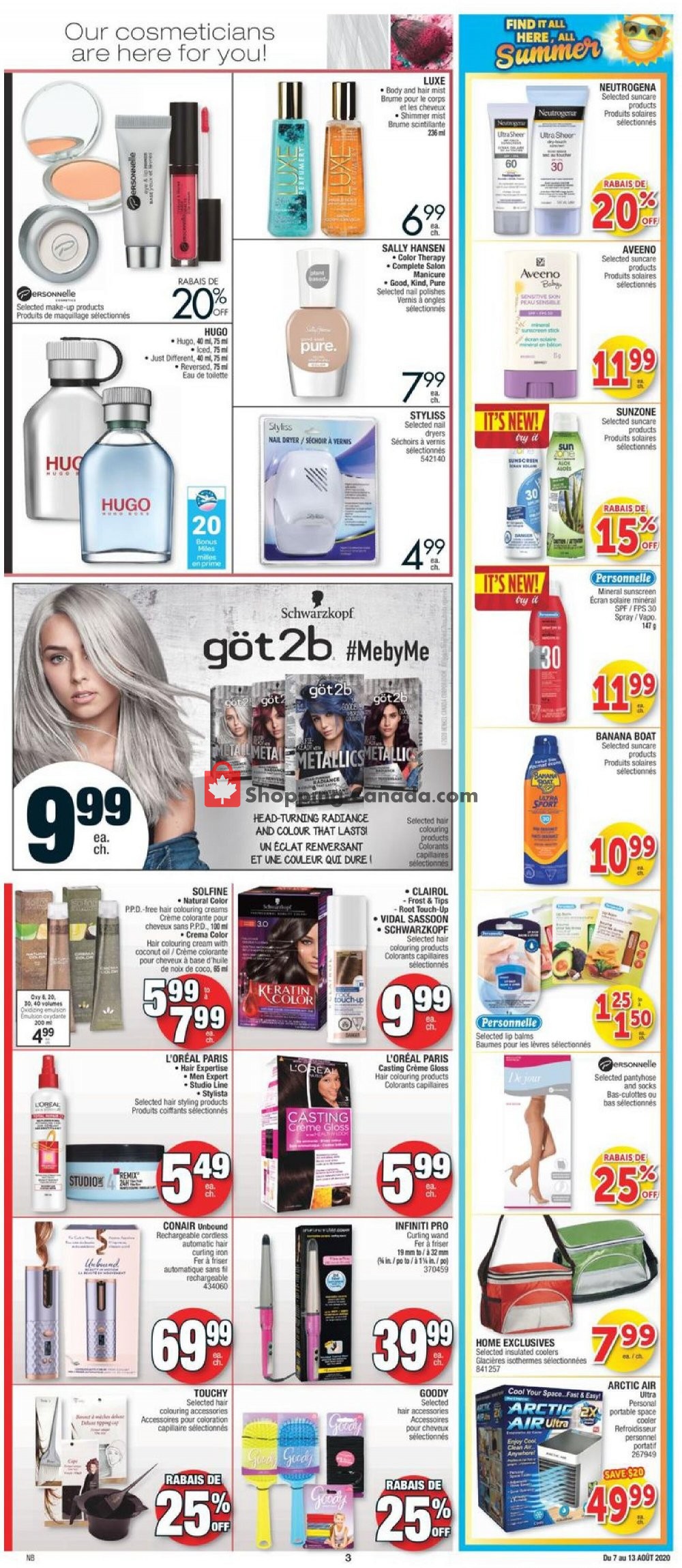 Jean Coutu Pharmacy flyer from Friday August 7, 2020 to Thursday August 13, 2020 - page 3
