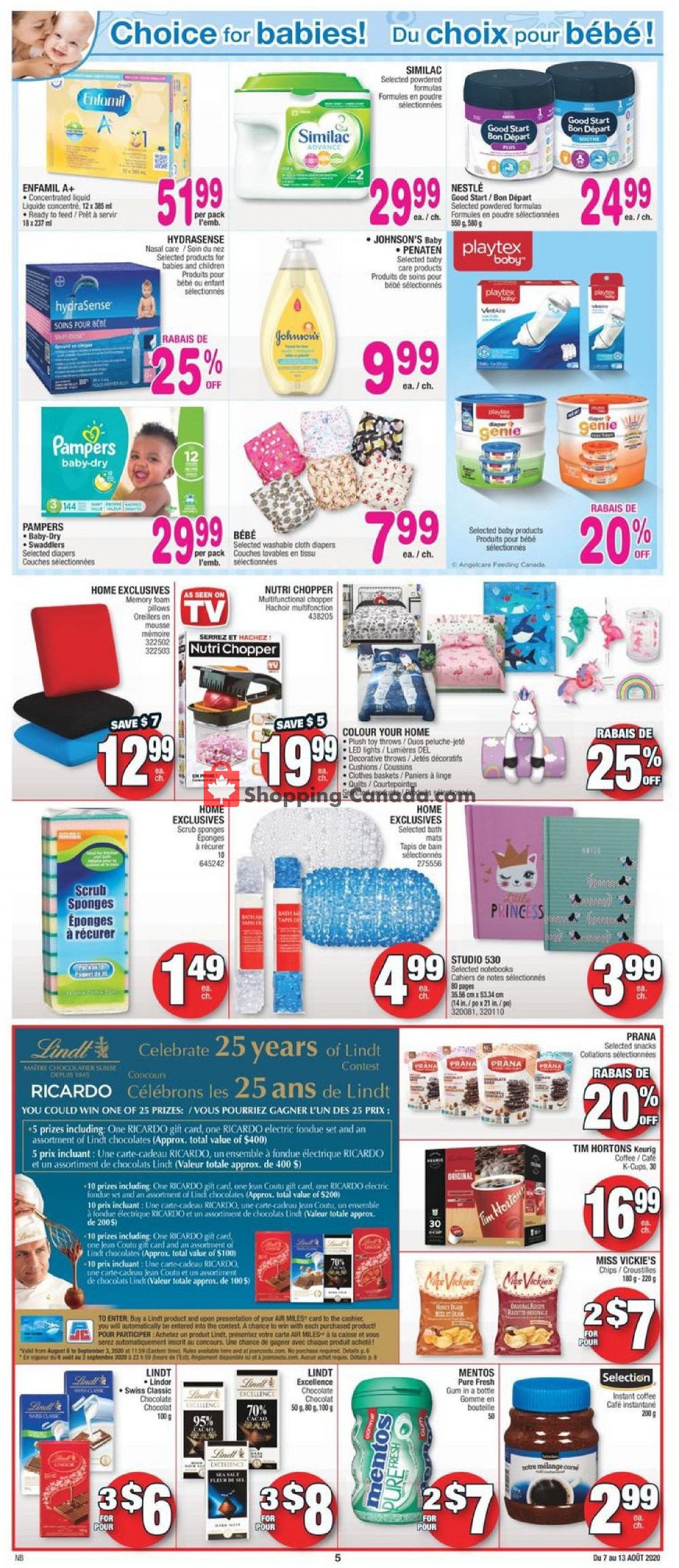 Jean Coutu Pharmacy flyer from Friday August 7, 2020 to Thursday August 13, 2020 - page 5