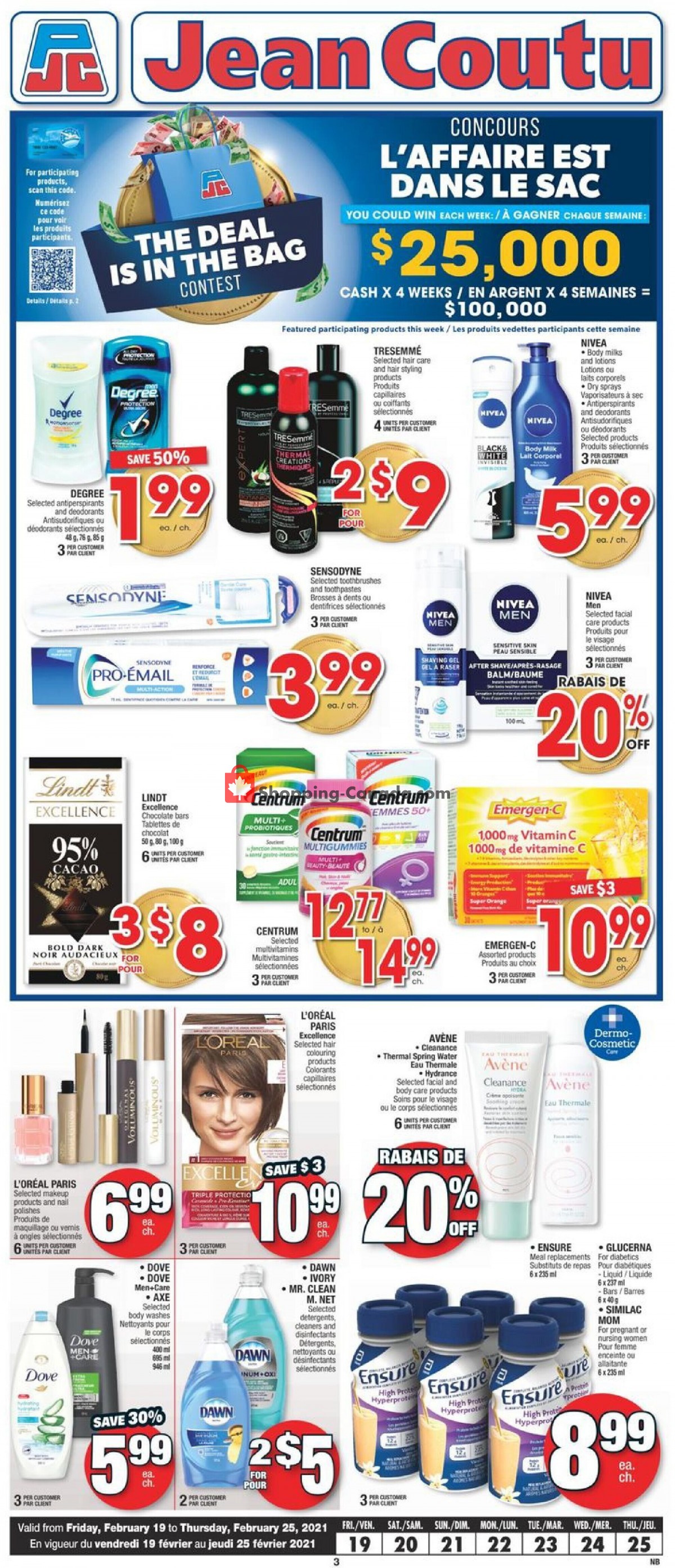 Jean Coutu Pharmacy flyer from Friday February 19, 2021 to Thursday February 25, 2021 - page 2