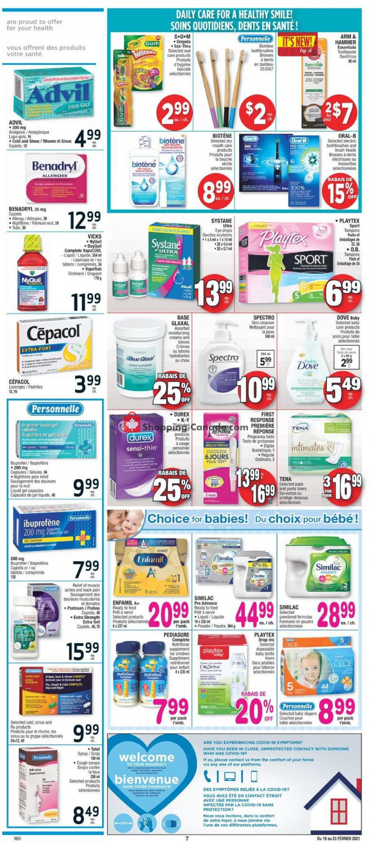 Jean Coutu Pharmacy flyer from Friday February 19, 2021 to Thursday February 25, 2021 - page 6