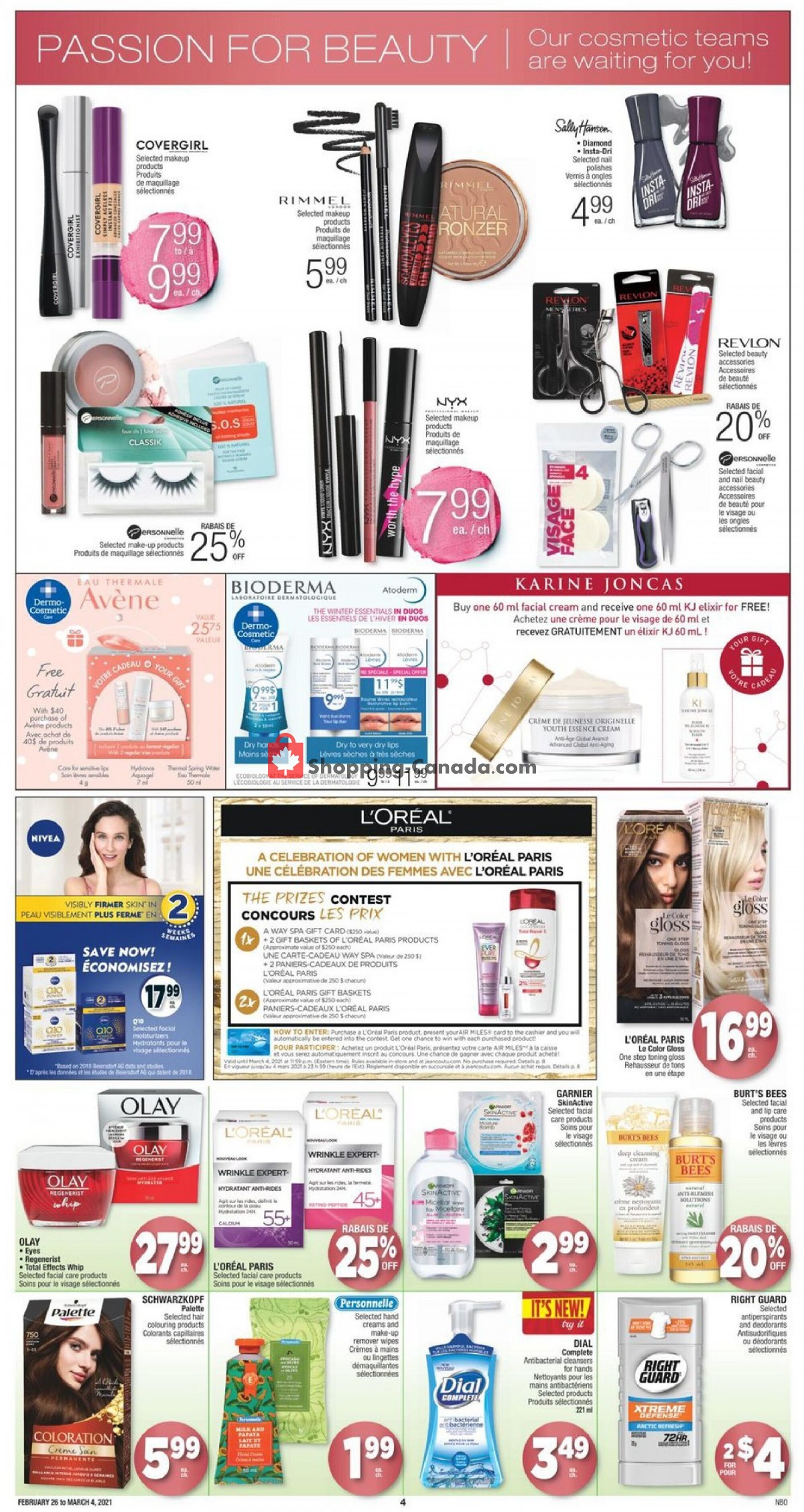 Jean Coutu Pharmacy flyer from Friday February 26, 2021 to Thursday March 4, 2021 - page 4
