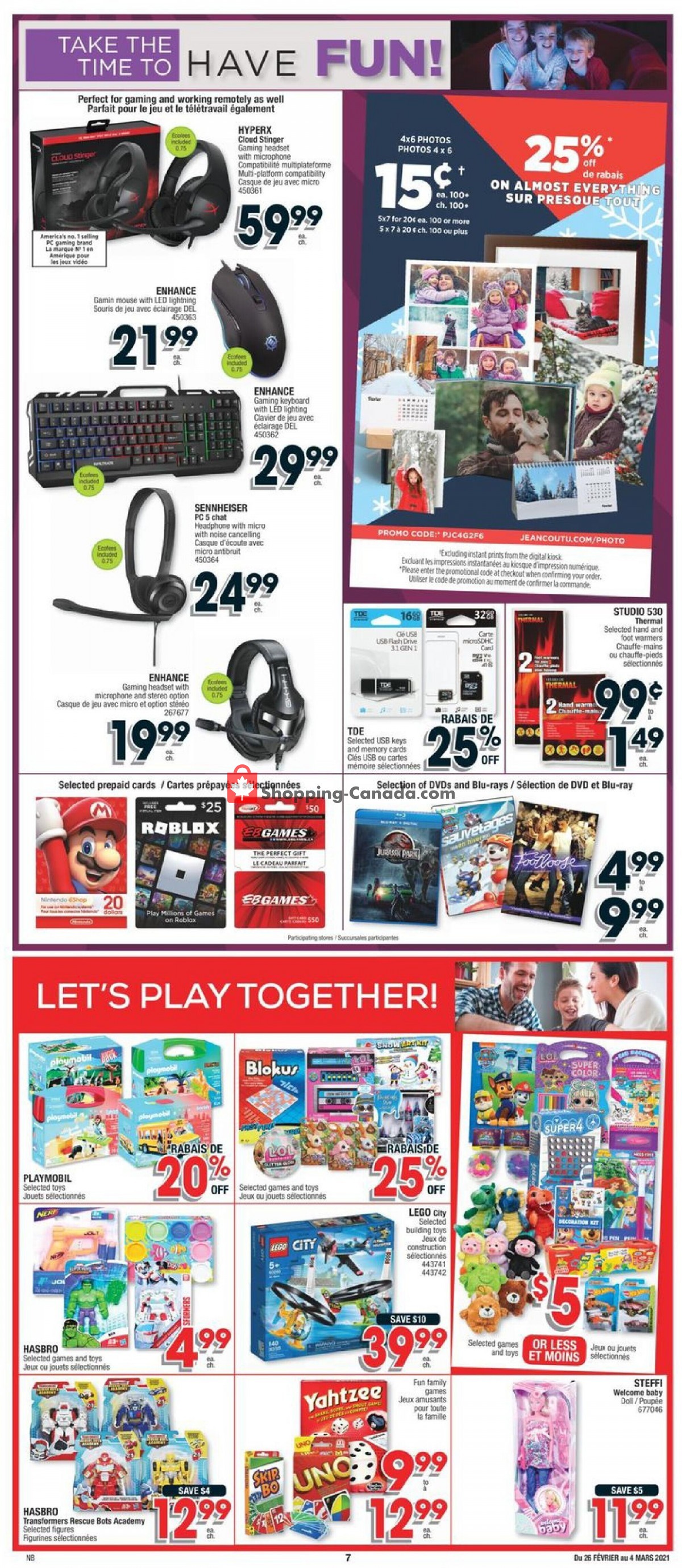 Jean Coutu Pharmacy flyer from Friday February 26, 2021 to Thursday March 4, 2021 - page 7