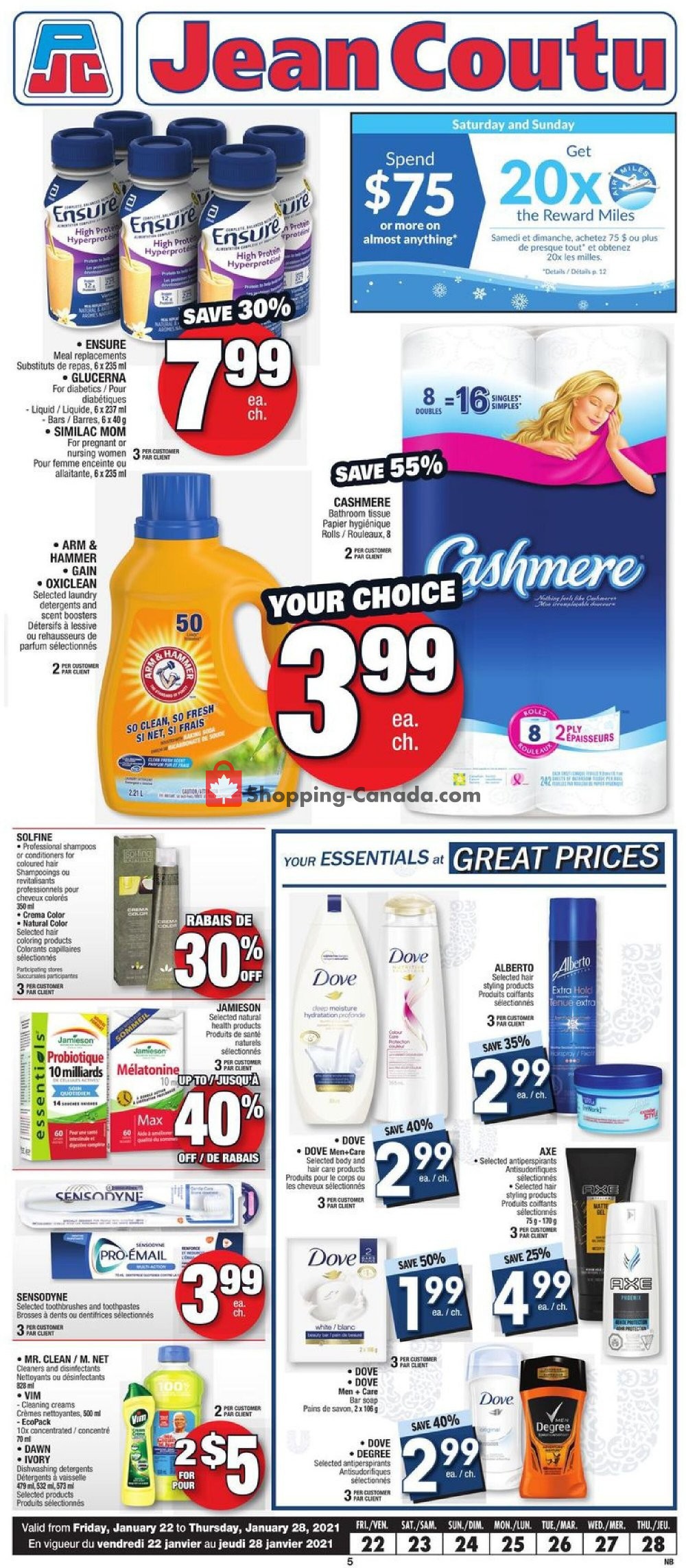 Jean Coutu Pharmacy flyer from Friday January 22, 2021 to Thursday January 28, 2021 - page 3