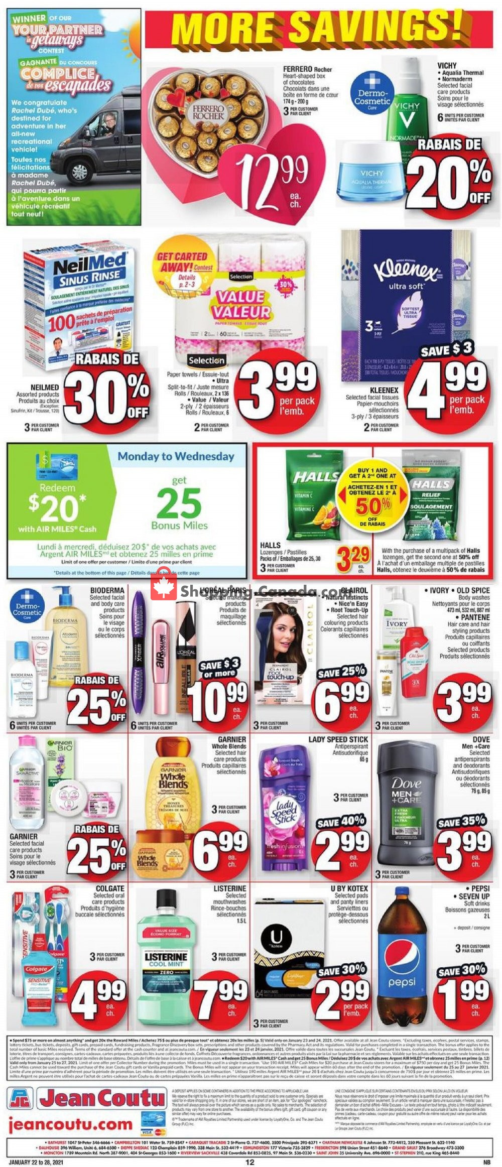 Jean Coutu Pharmacy flyer from Friday January 22, 2021 to Thursday January 28, 2021 - page 9