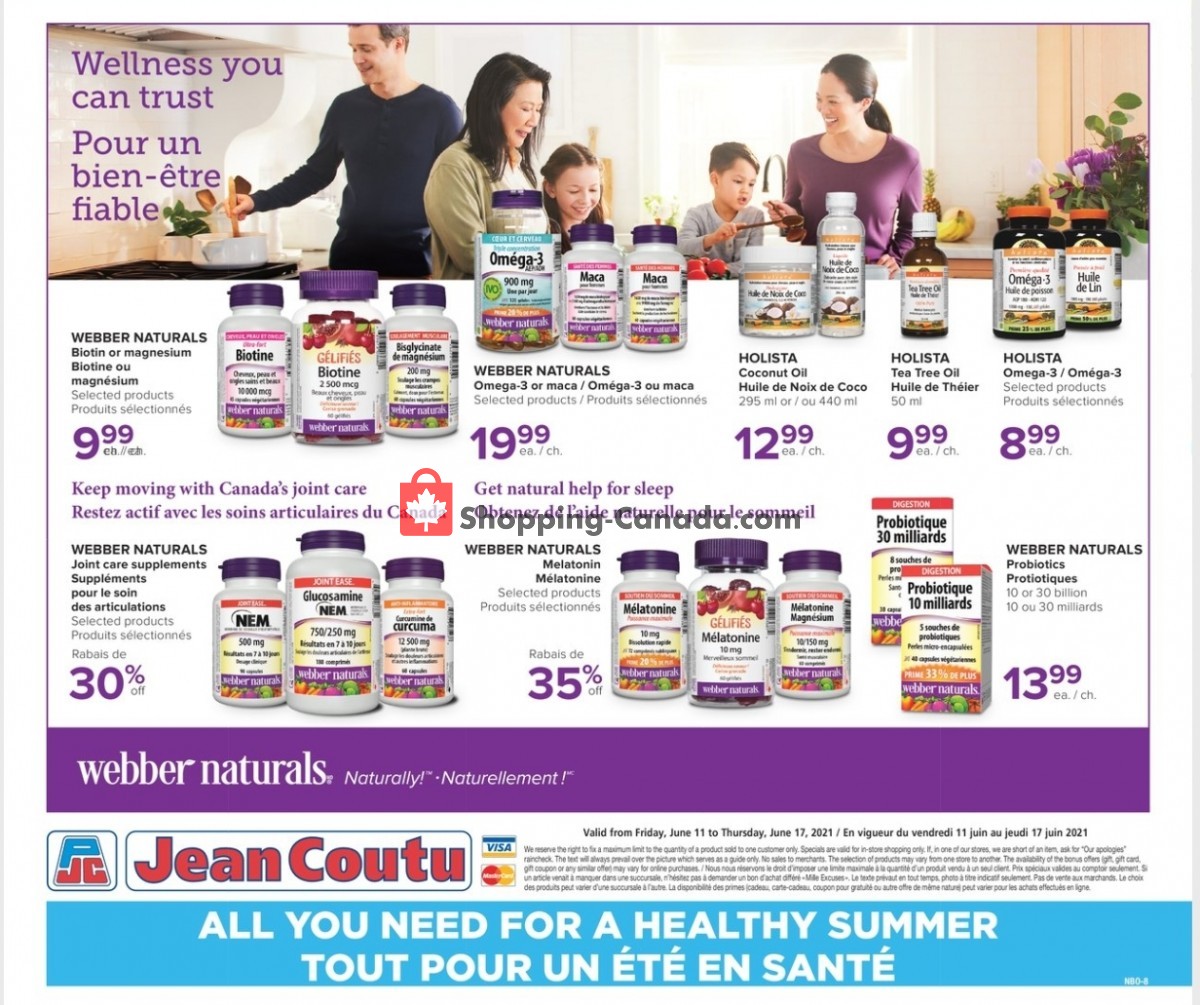 Jean Coutu Pharmacy flyer from Friday June 11, 2021 to Thursday June 17, 2021 - page 8