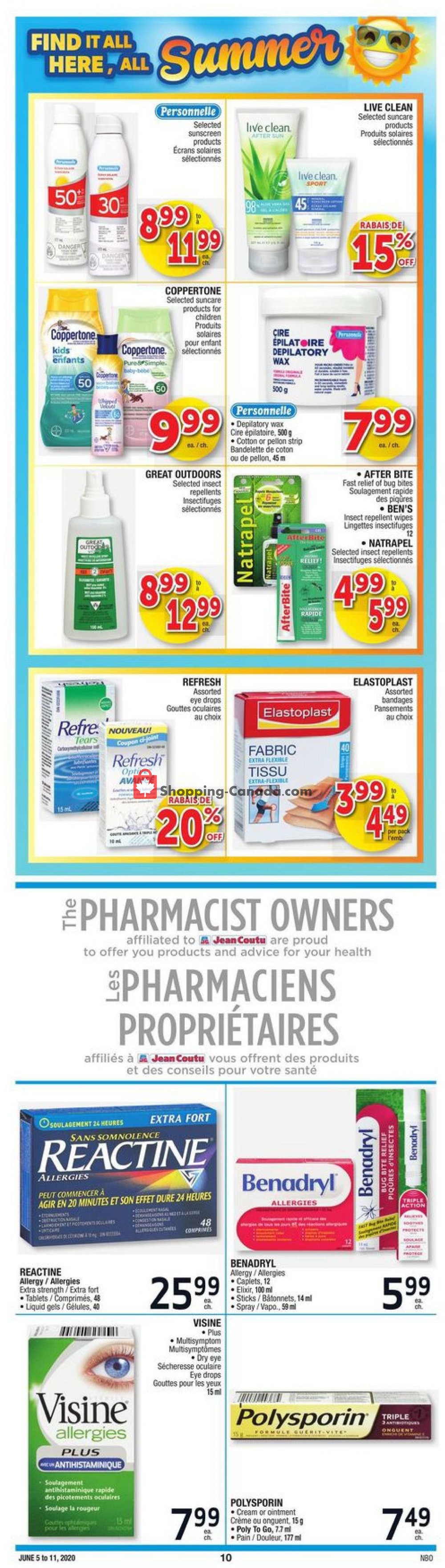Jean Coutu Pharmacy flyer from Friday June 5, 2020 to Thursday June 11, 2020 - page 8