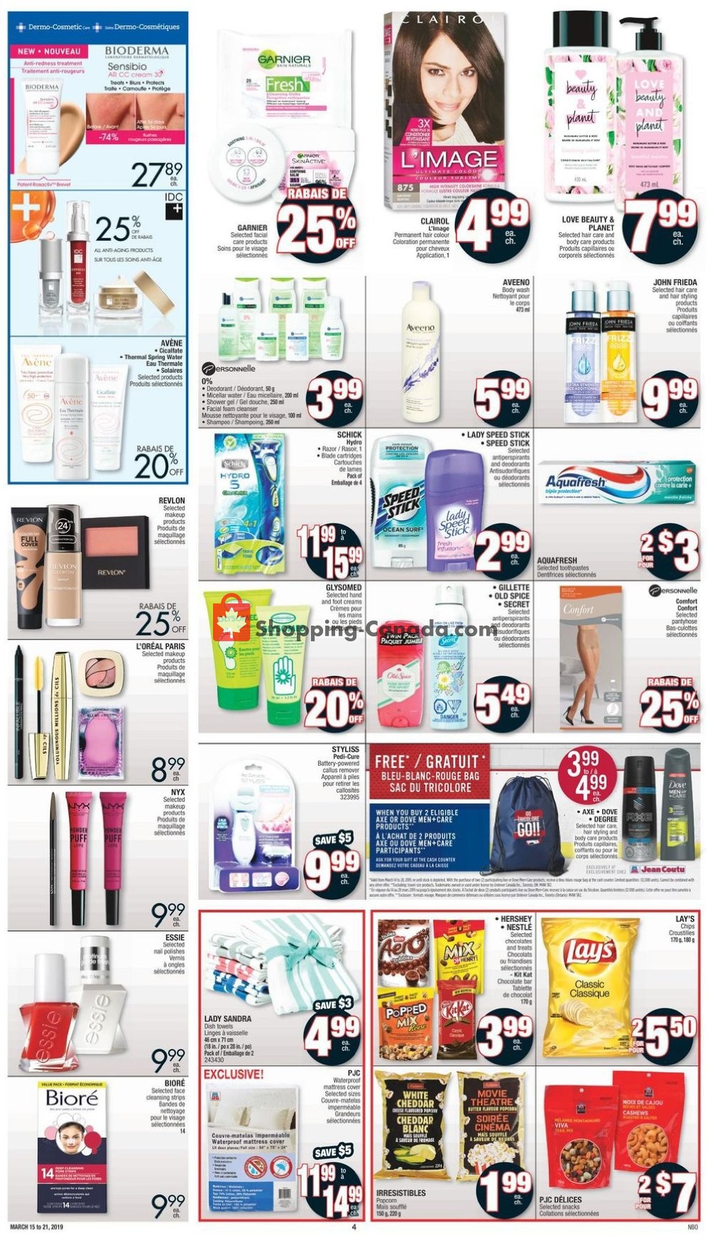 Jean Coutu Pharmacy flyer from Friday March 15, 2019 to Thursday March 21, 2019 - page 3