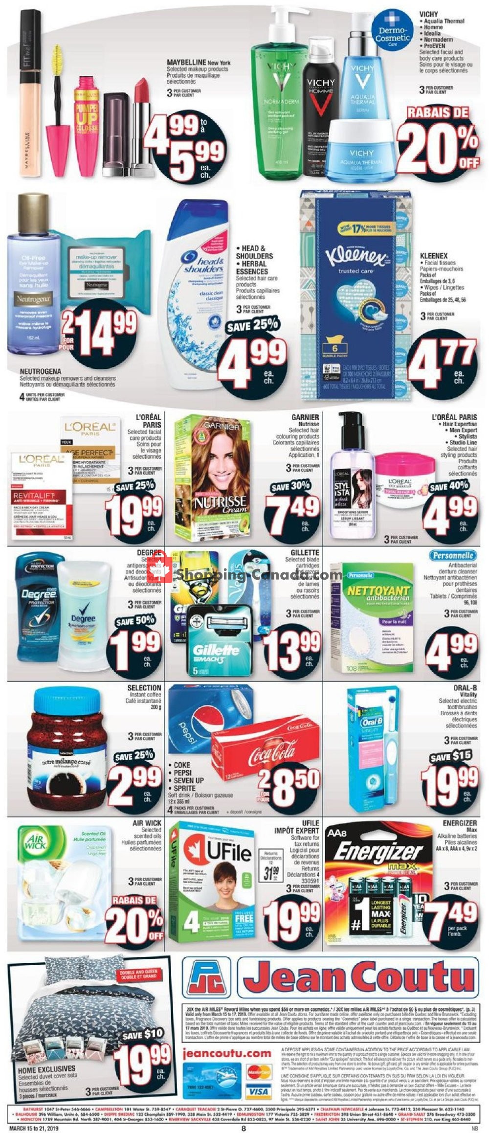 Jean Coutu Pharmacy flyer from Friday March 15, 2019 to Thursday March 21, 2019 - page 6