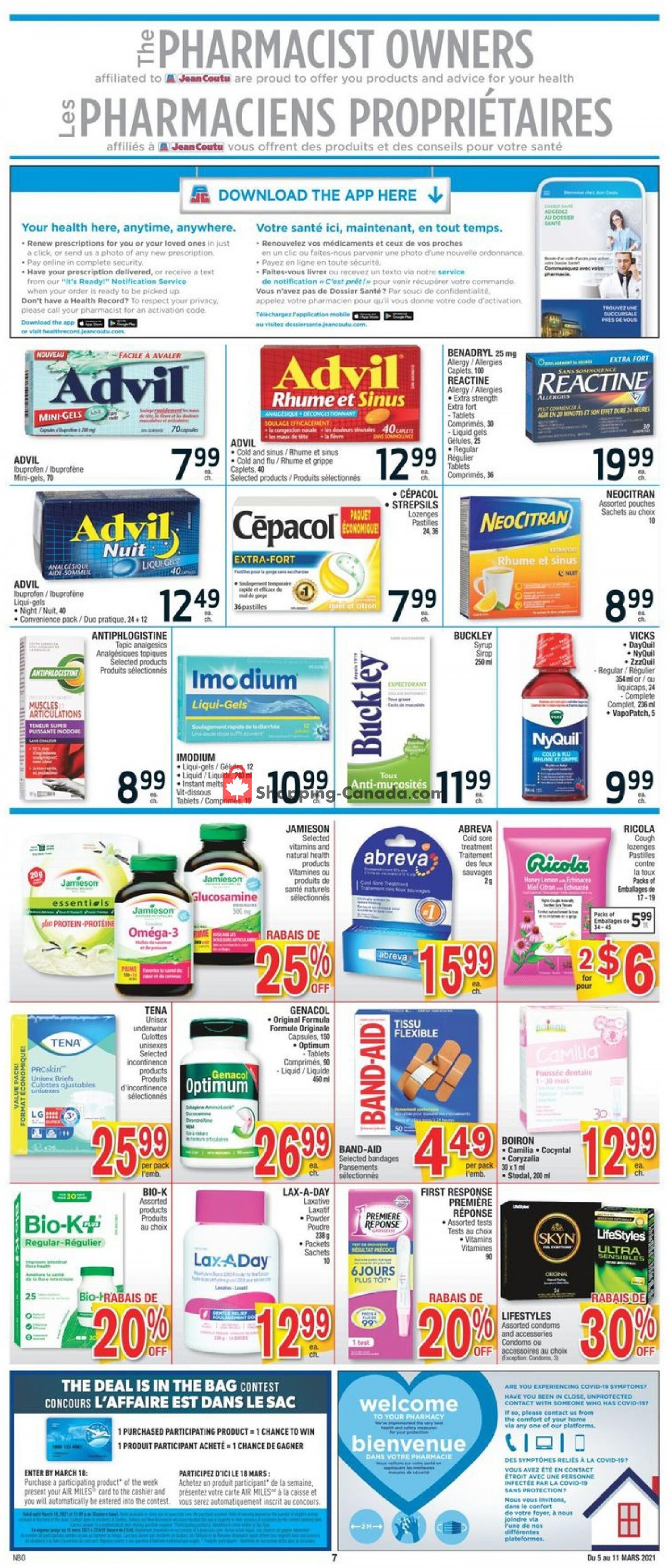 Jean Coutu Pharmacy flyer from Friday March 5, 2021 to Thursday March 11, 2021 - page 5