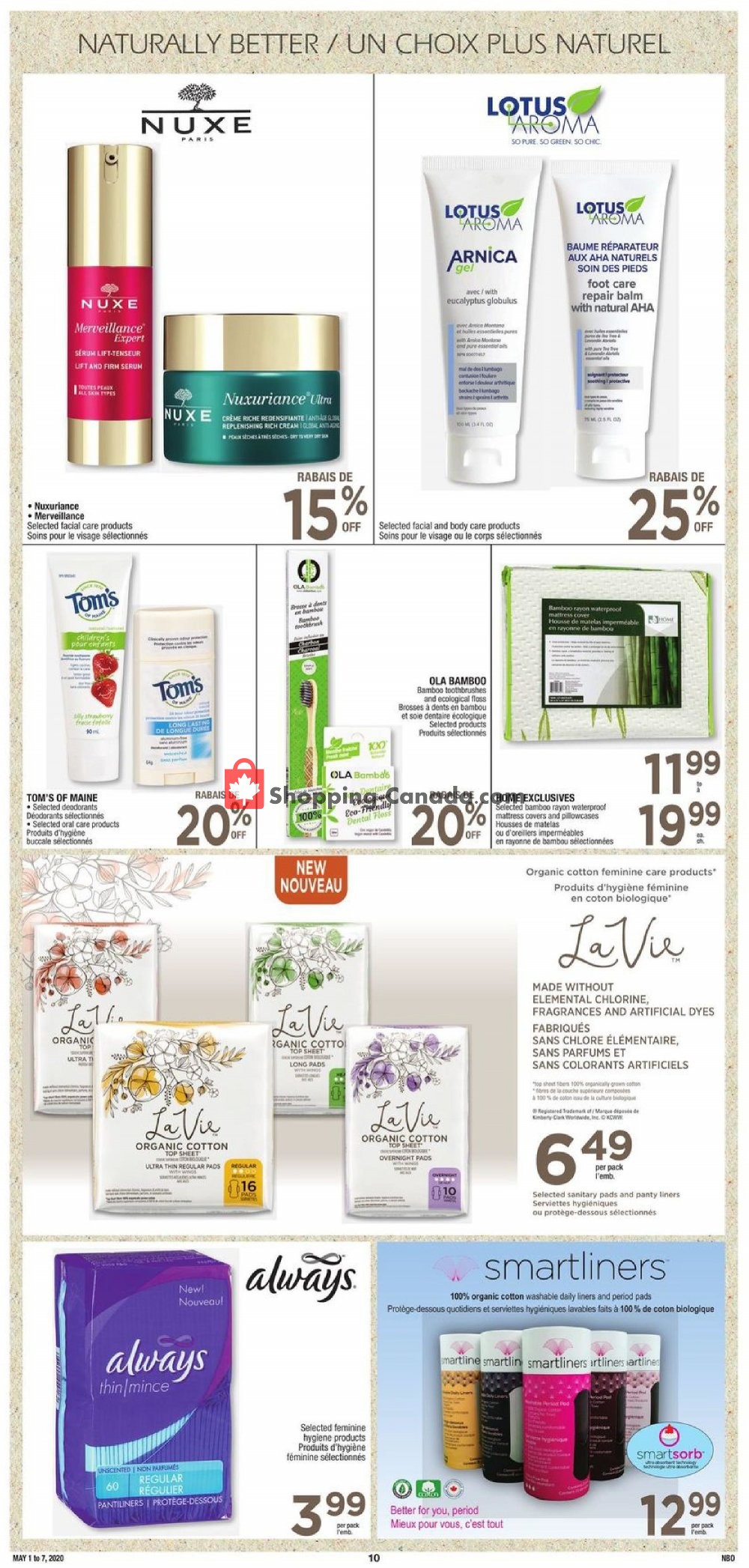 Jean Coutu Pharmacy flyer from Friday May 1, 2020 to Thursday May 7, 2020 - page 10