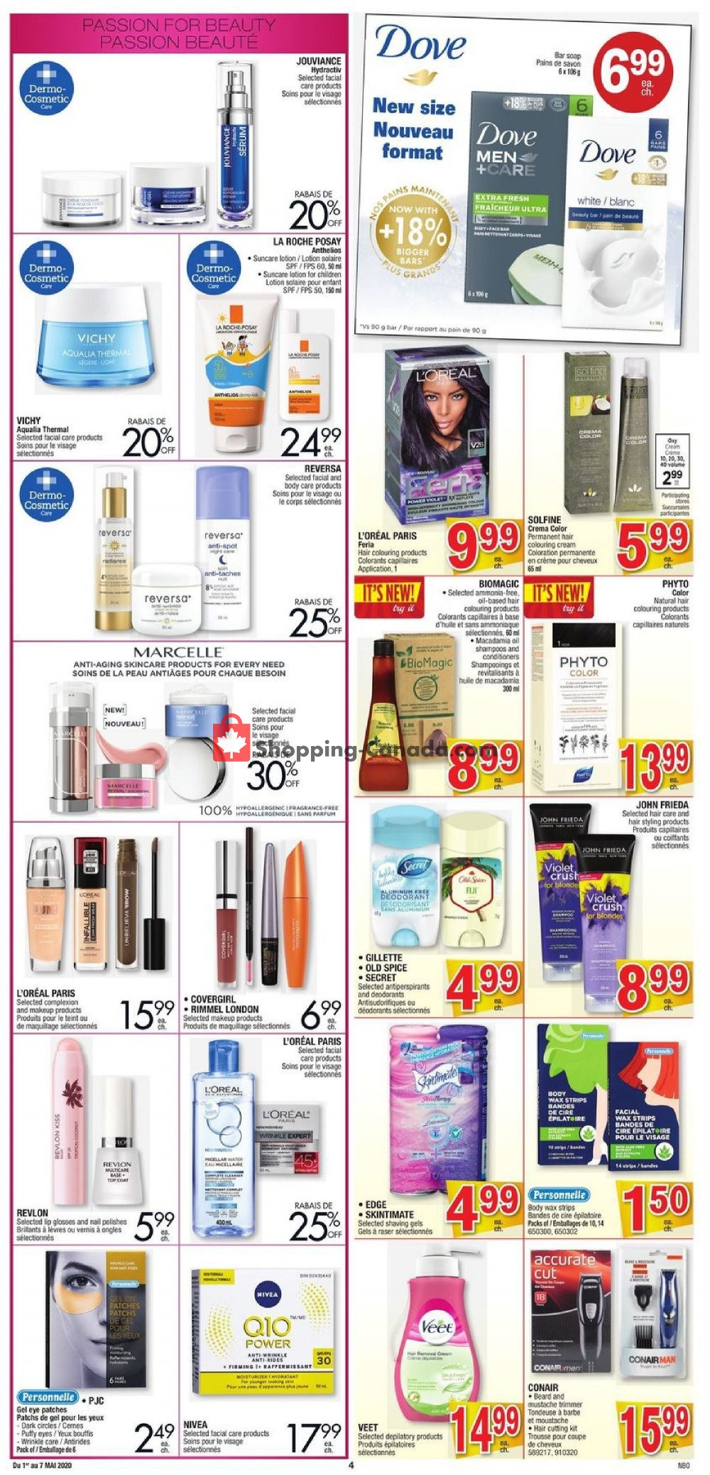 Jean Coutu Pharmacy flyer from Friday May 1, 2020 to Thursday May 7, 2020 - page 4