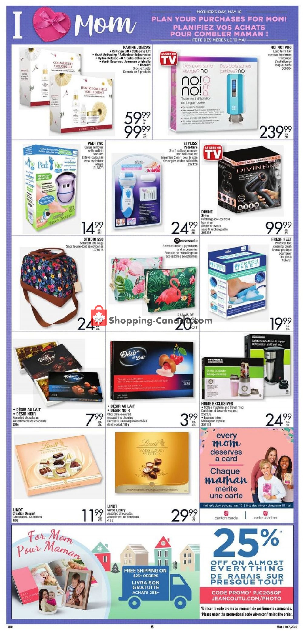 Jean Coutu Pharmacy flyer from Friday May 1, 2020 to Thursday May 7, 2020 - page 5