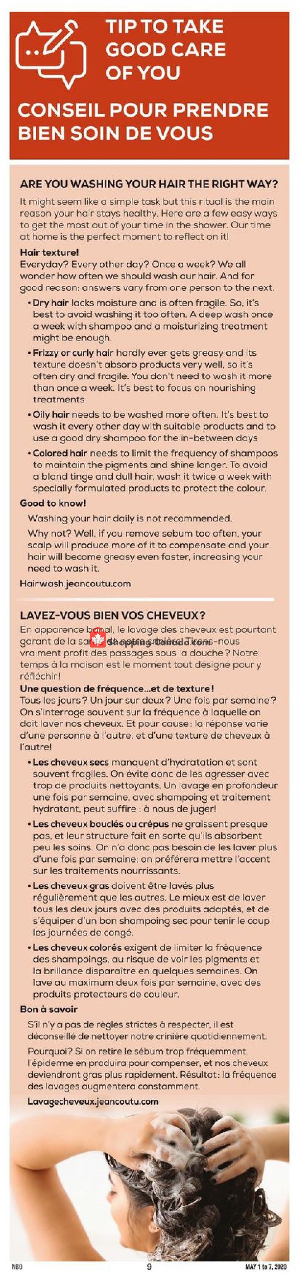 Jean Coutu Pharmacy flyer from Friday May 1, 2020 to Thursday May 7, 2020 - page 9