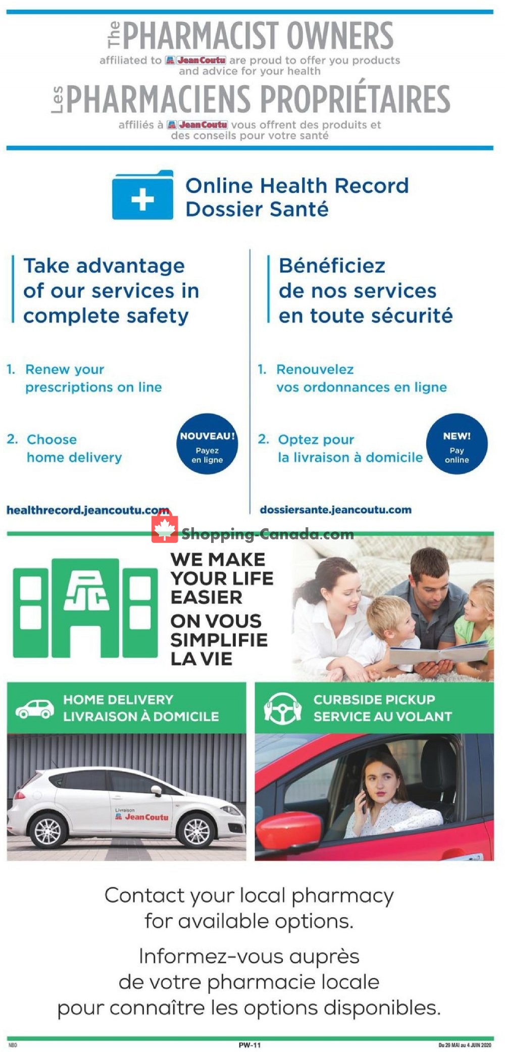Jean Coutu Pharmacy flyer from Friday May 29, 2020 to Thursday June 4, 2020 - page 10