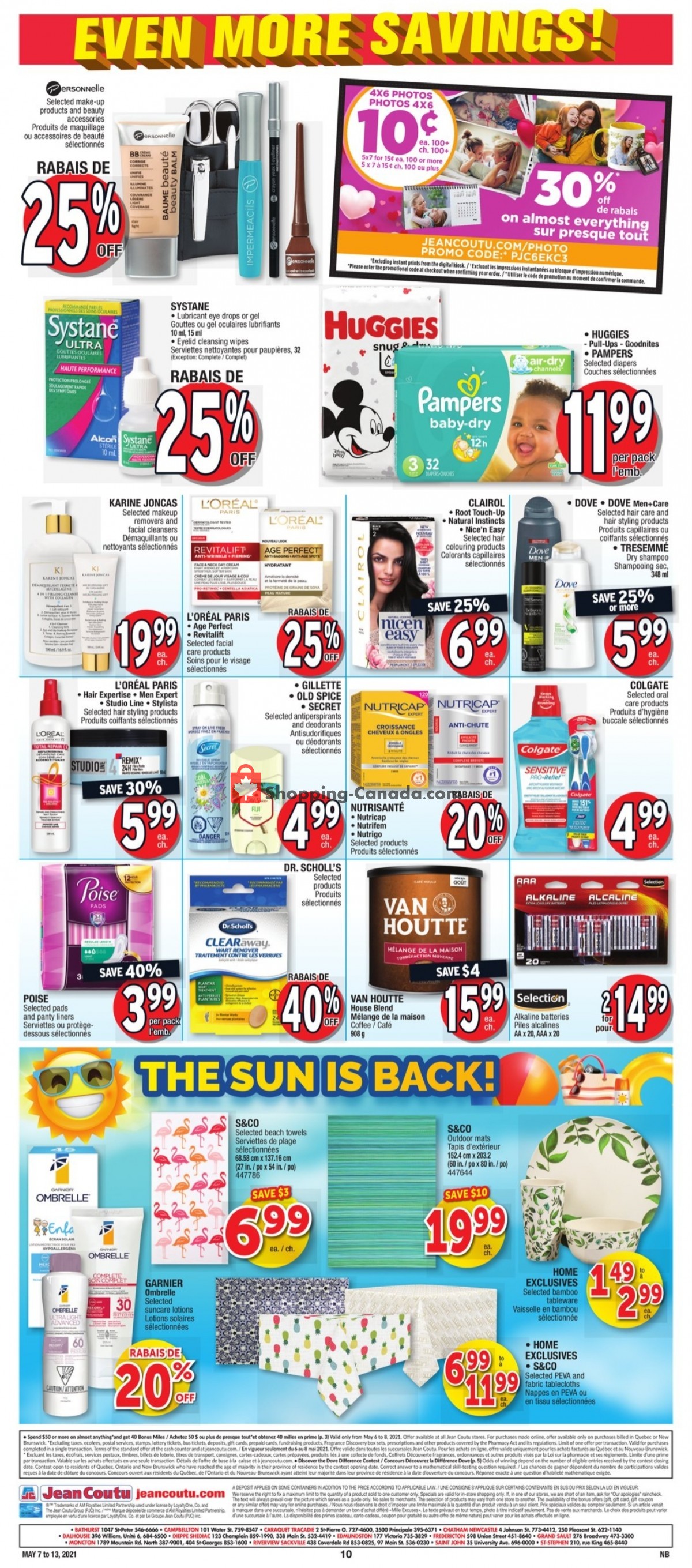 Jean Coutu Pharmacy flyer from Friday May 7, 2021 to Thursday May 13, 2021 - page 10