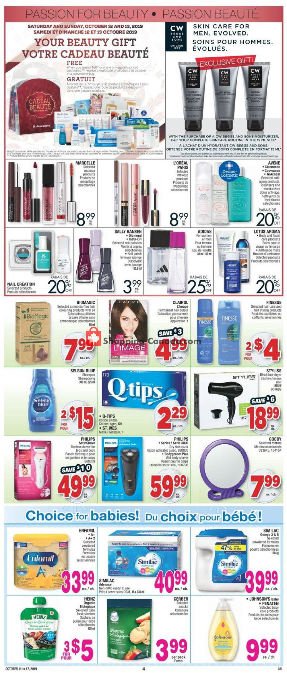 Jean Coutu Pharmacy flyer from Friday October 11, 2019 to Thursday October 17, 2019 - page 3