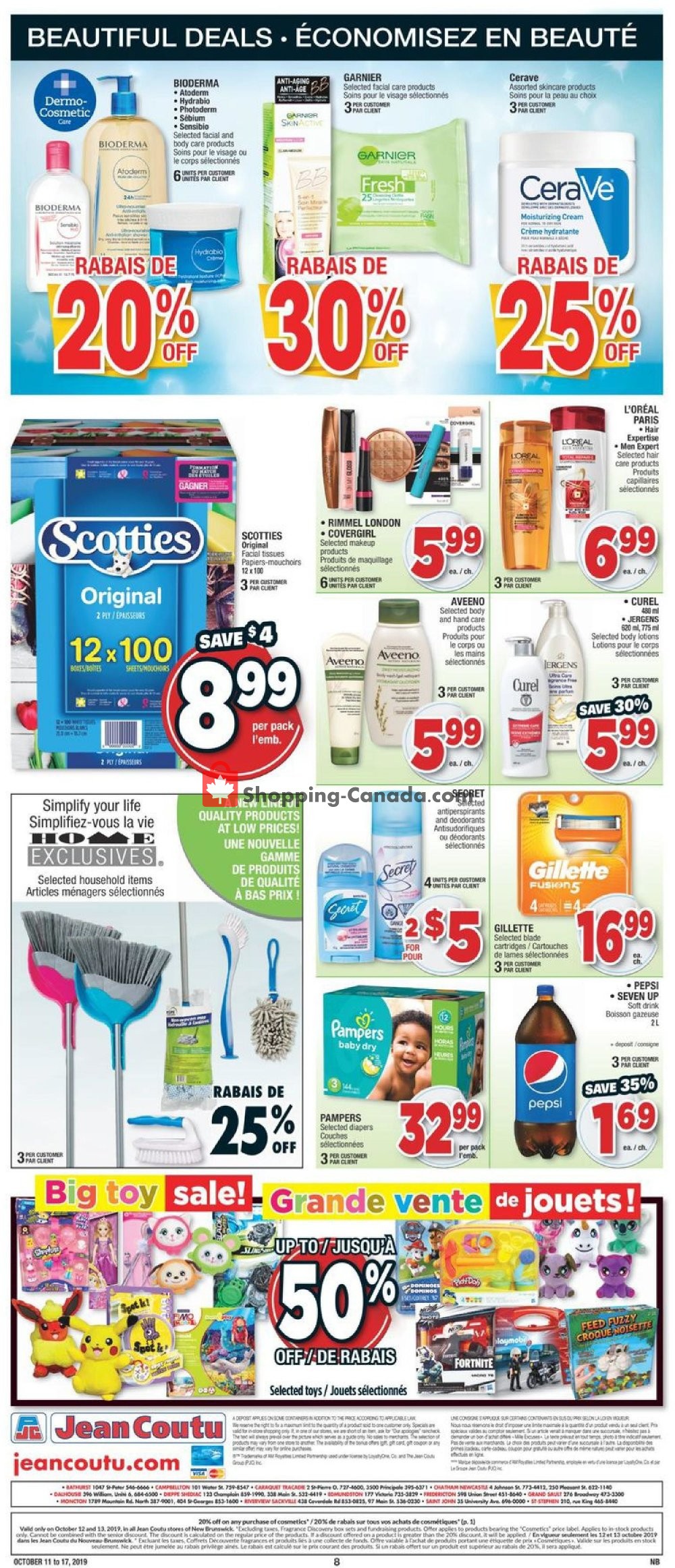 Jean Coutu Pharmacy flyer from Friday October 11, 2019 to Thursday October 17, 2019 - page 7