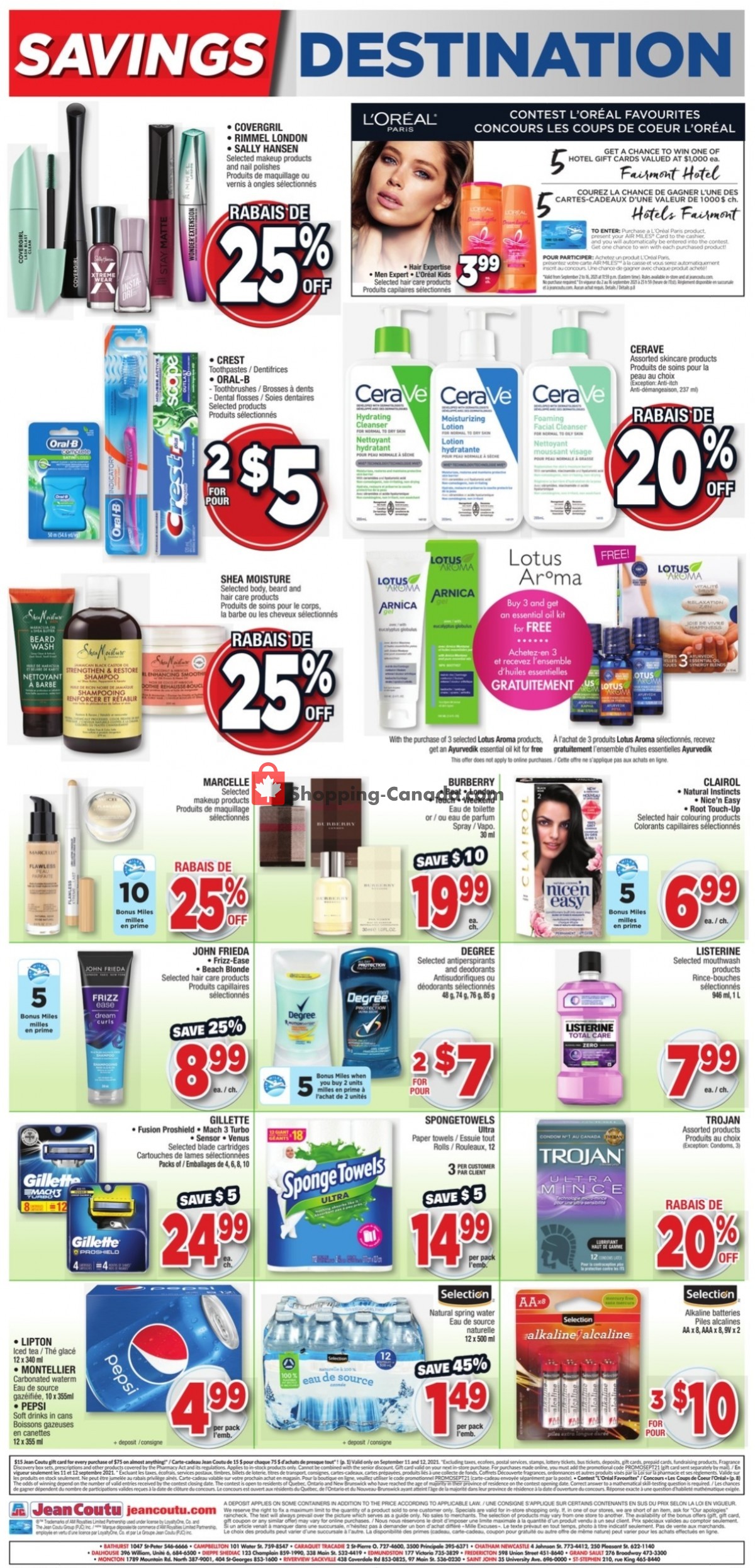 Jean Coutu Pharmacy flyer from Friday September 10, 2021 to Thursday September 16, 2021 - page 3