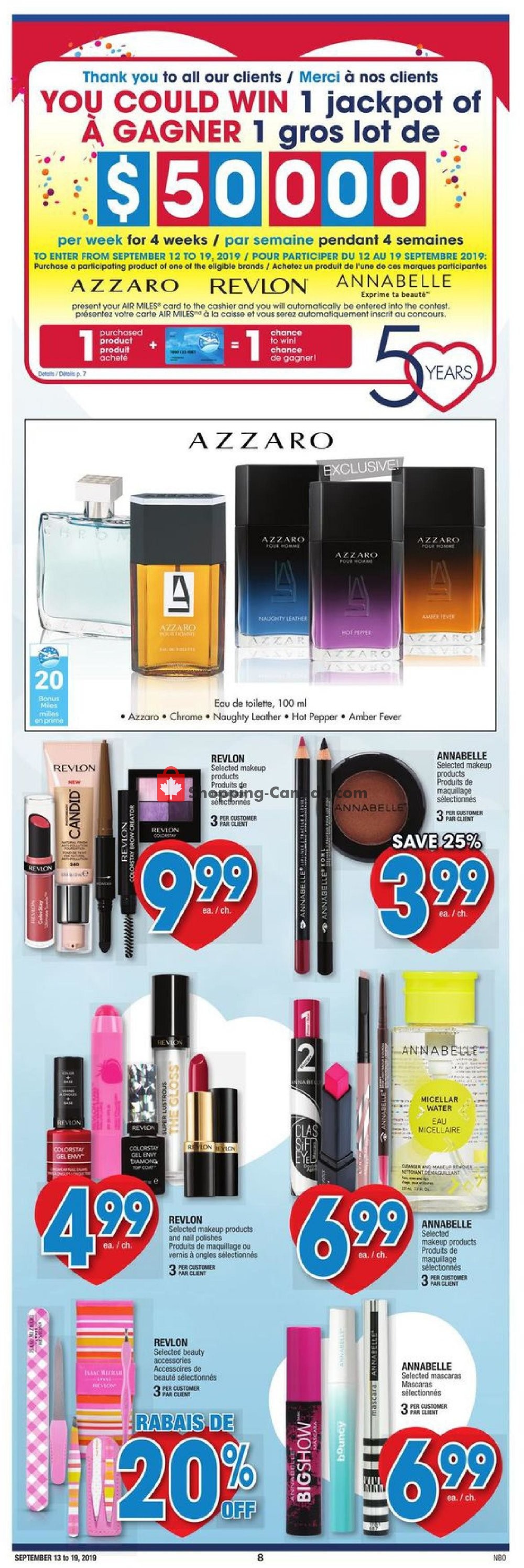 Jean Coutu Pharmacy flyer from Friday September 13, 2019 to Thursday September 19, 2019 - page 7
