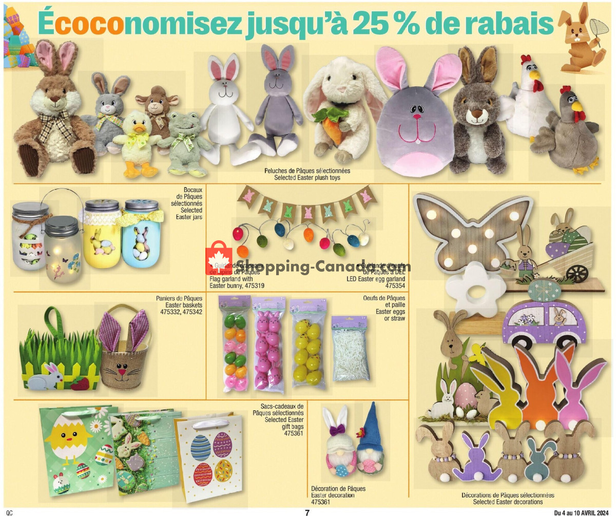 Jean Coutu Pharmacy flyer from Thursday April 4, 2024 to Wednesday April 10, 2024 - page 7
