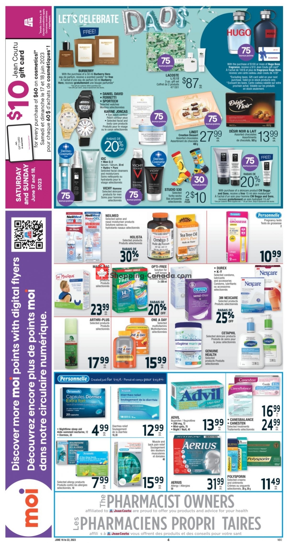 Jean Coutu Pharmacy flyer from Friday June 16, 2023 to Thursday June 22, 2023 - page 3