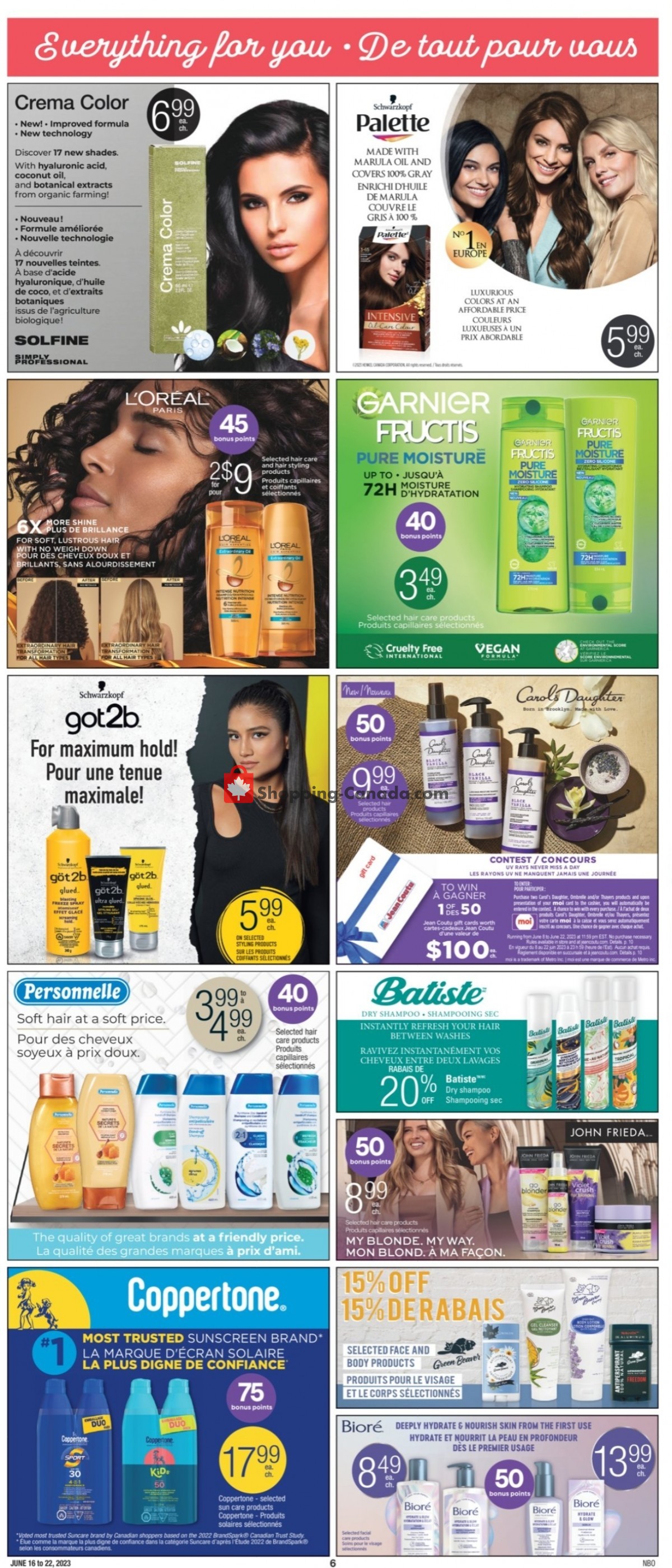 Jean Coutu Pharmacy flyer from Friday June 16, 2023 to Thursday June 22, 2023 - page 7