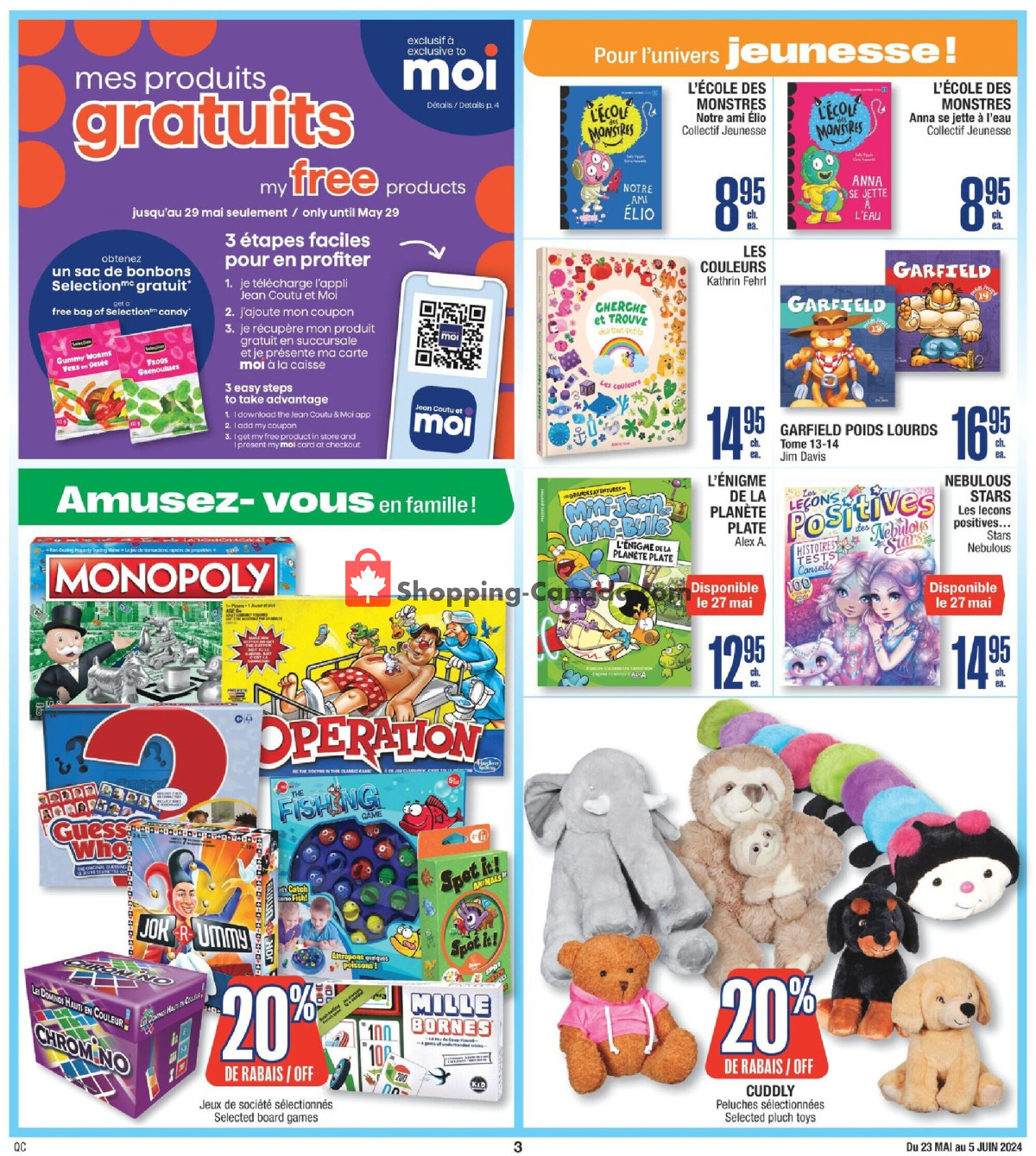 Jean Coutu Pharmacy flyer from Thursday May 23, 2024 to Wednesday June 5, 2024 - page 3