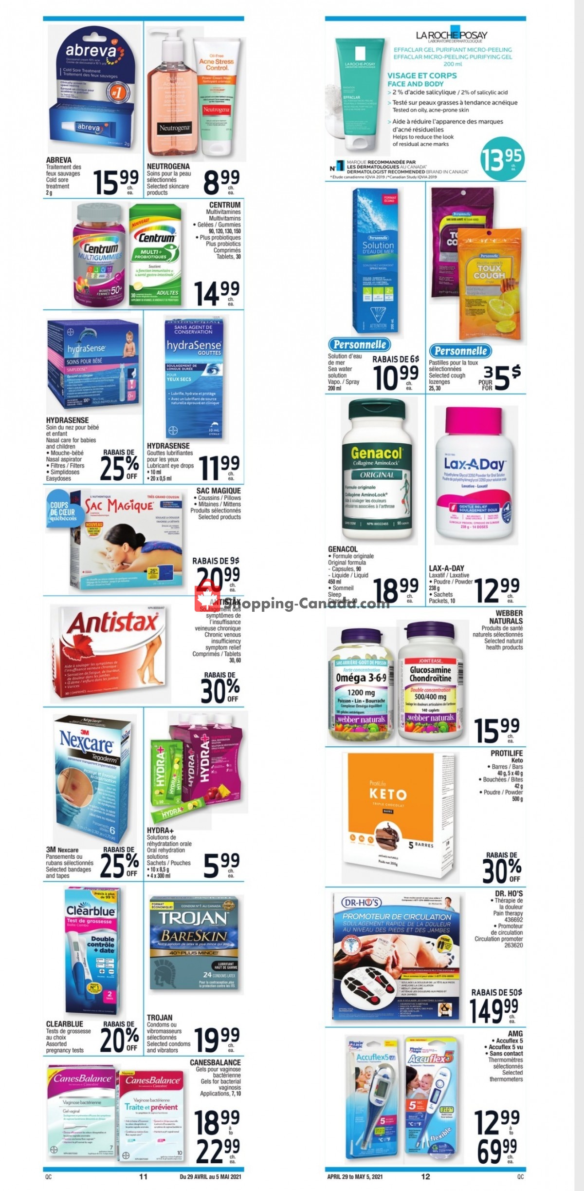 Jean Coutu Pharmacy flyer from Thursday April 29, 2021 to Wednesday May 5, 2021 - page 10
