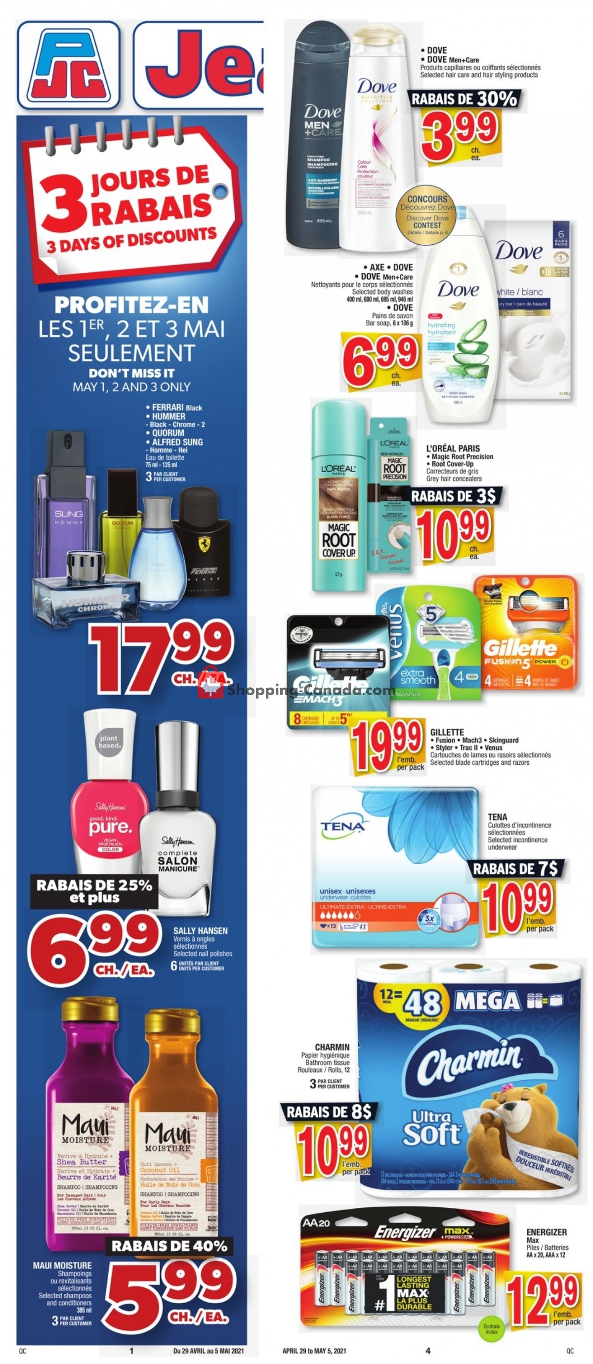 Jean Coutu Pharmacy flyer from Thursday April 29, 2021 to Wednesday May 5, 2021 - page 2