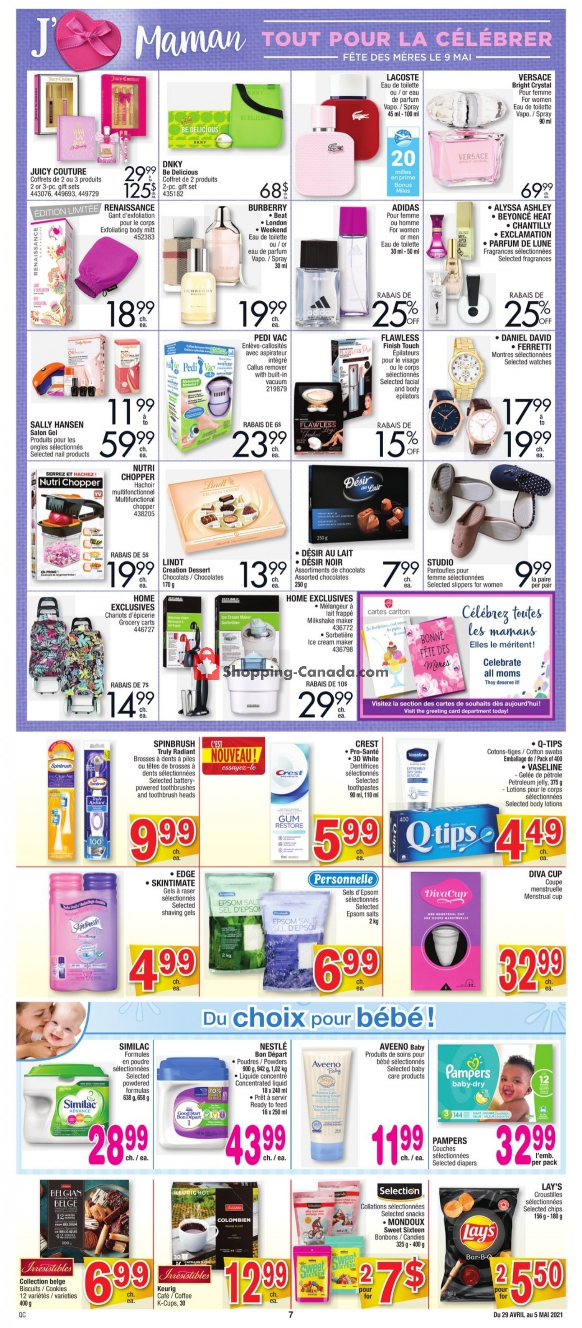 Jean Coutu Pharmacy flyer from Thursday April 29, 2021 to Wednesday May 5, 2021 - page 6