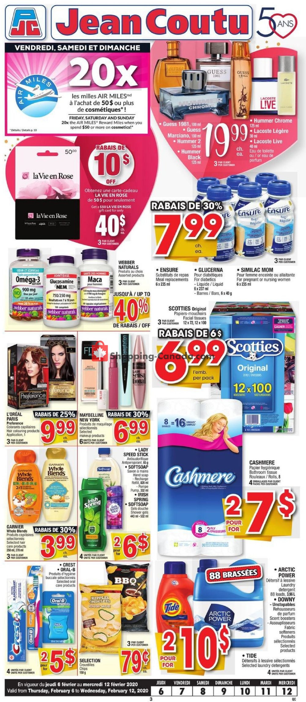 Jean Coutu Pharmacy flyer from Thursday February 6, 2020 to Wednesday February 12, 2020 - page 2