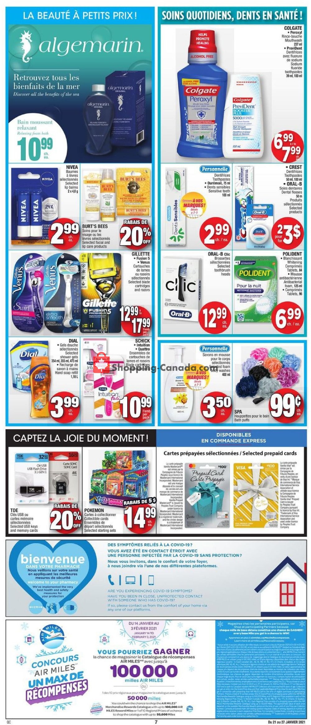 Jean Coutu Pharmacy flyer from Thursday January 21, 2021 to Wednesday January 27, 2021 - page 5