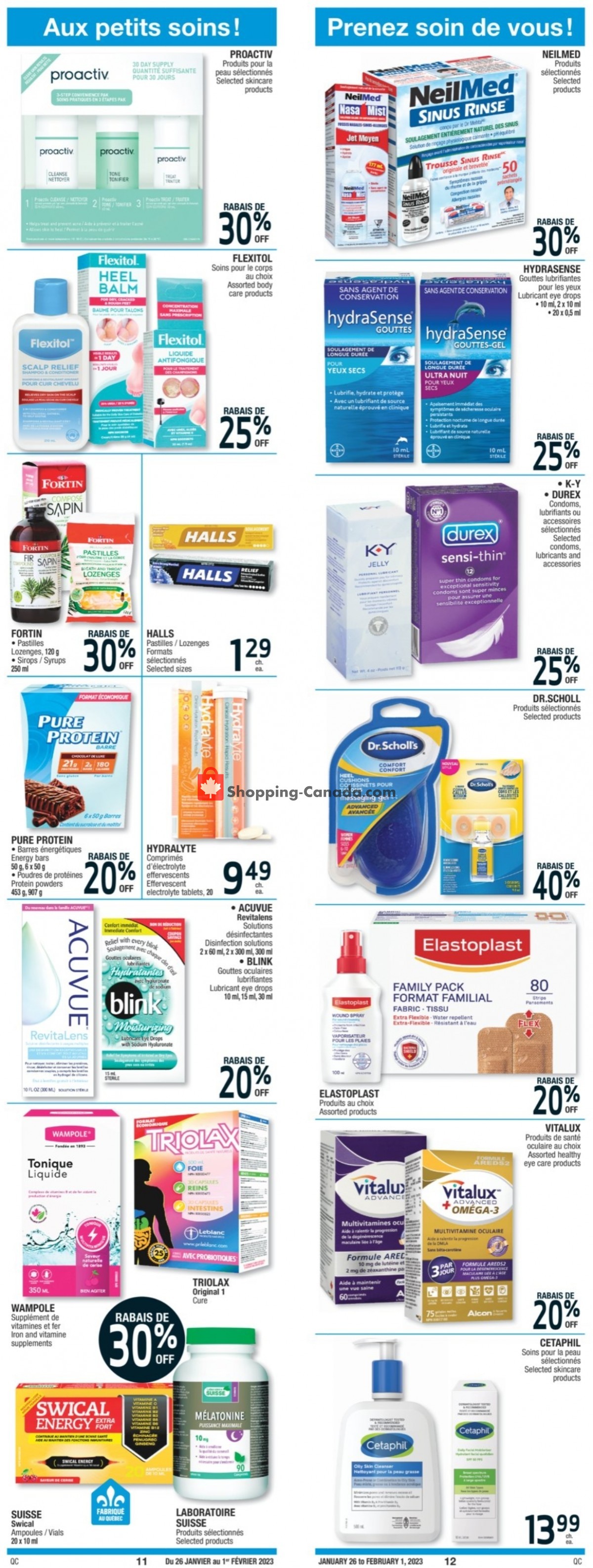 Jean Coutu Pharmacy flyer from Thursday January 26, 2023 to Wednesday February 1, 2023 - page 13