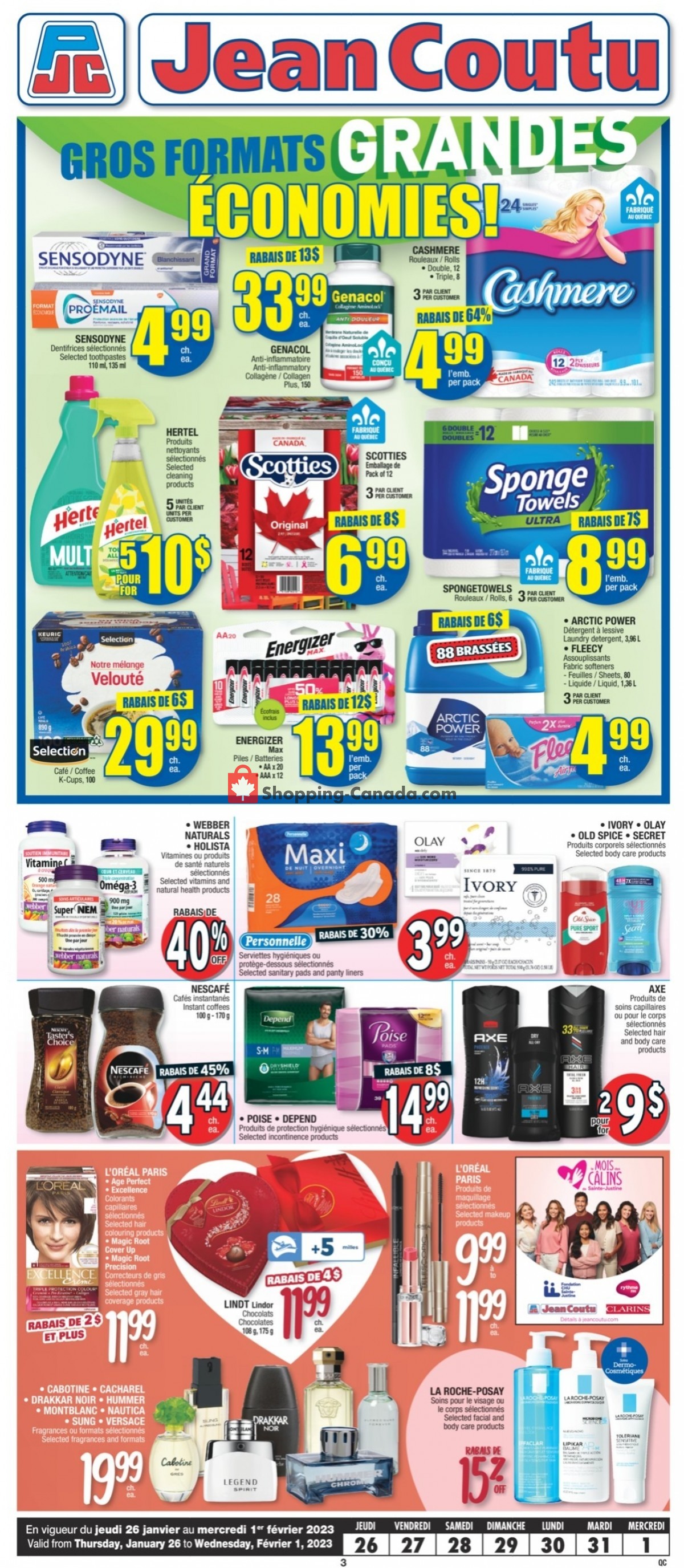 Jean Coutu Pharmacy flyer from Thursday January 26, 2023 to Wednesday February 1, 2023 - page 2