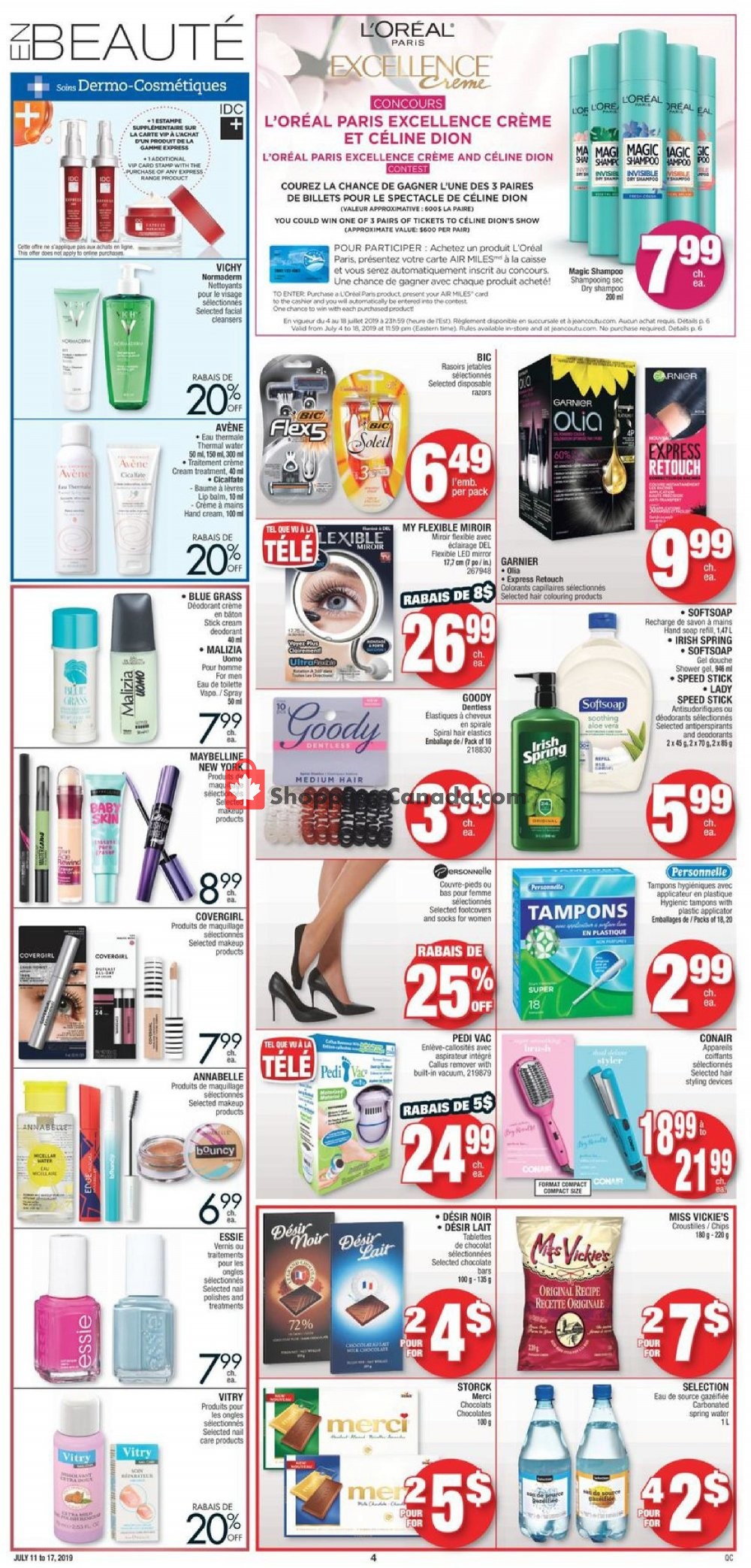 Jean Coutu Pharmacy flyer from Thursday July 11, 2019 to Wednesday July 17, 2019 - page 3
