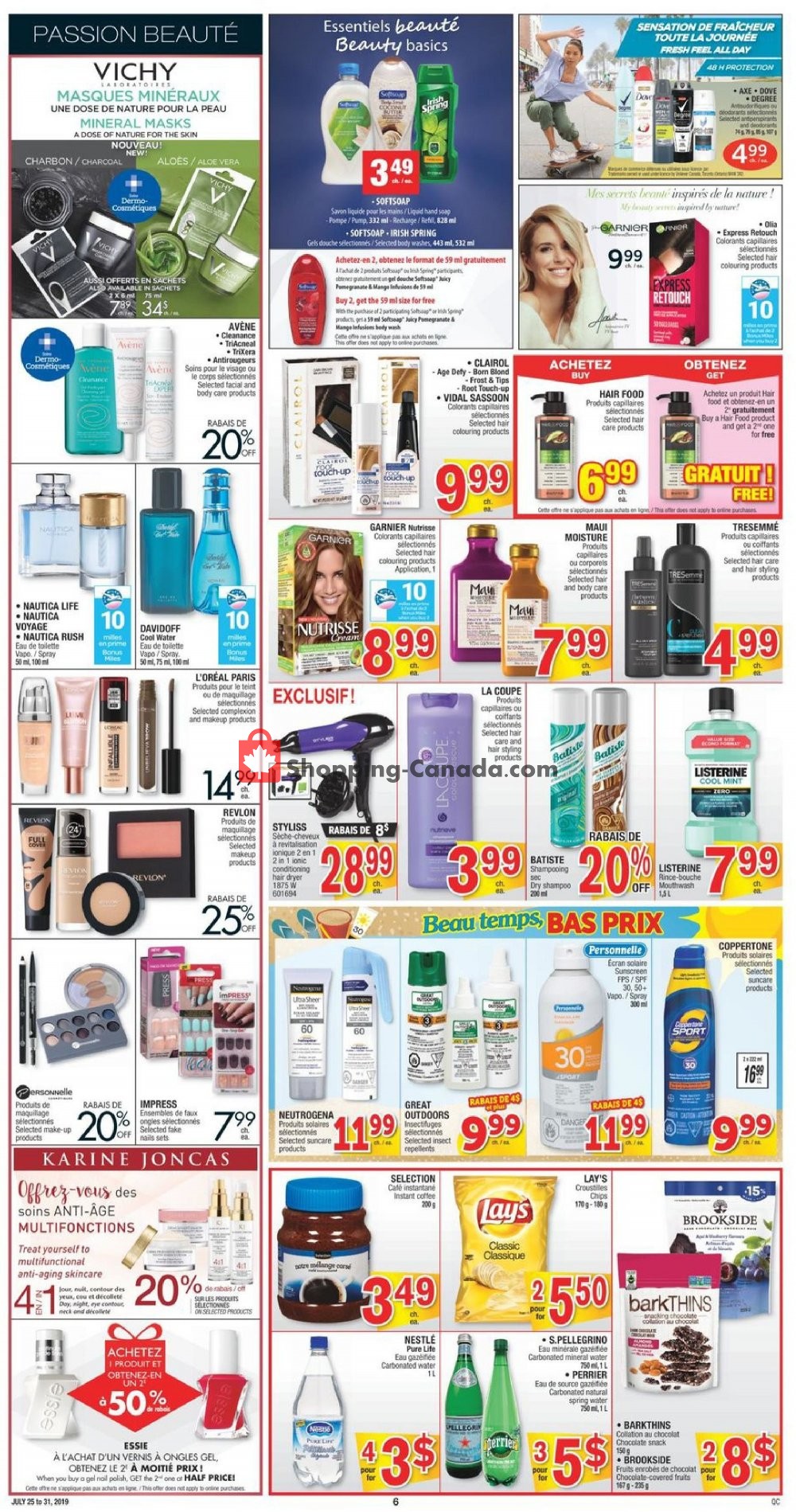 Jean Coutu Pharmacy flyer from Thursday July 25, 2019 to Wednesday July 31, 2019 - page 5