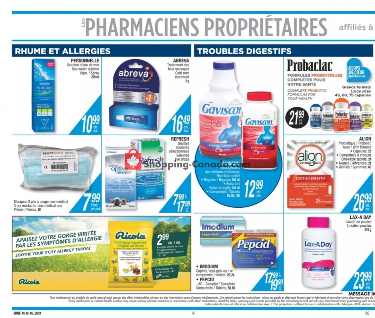 Jean Coutu Pharmacy flyer from Thursday June 10, 2021 to Wednesday June 16, 2021 - page 4