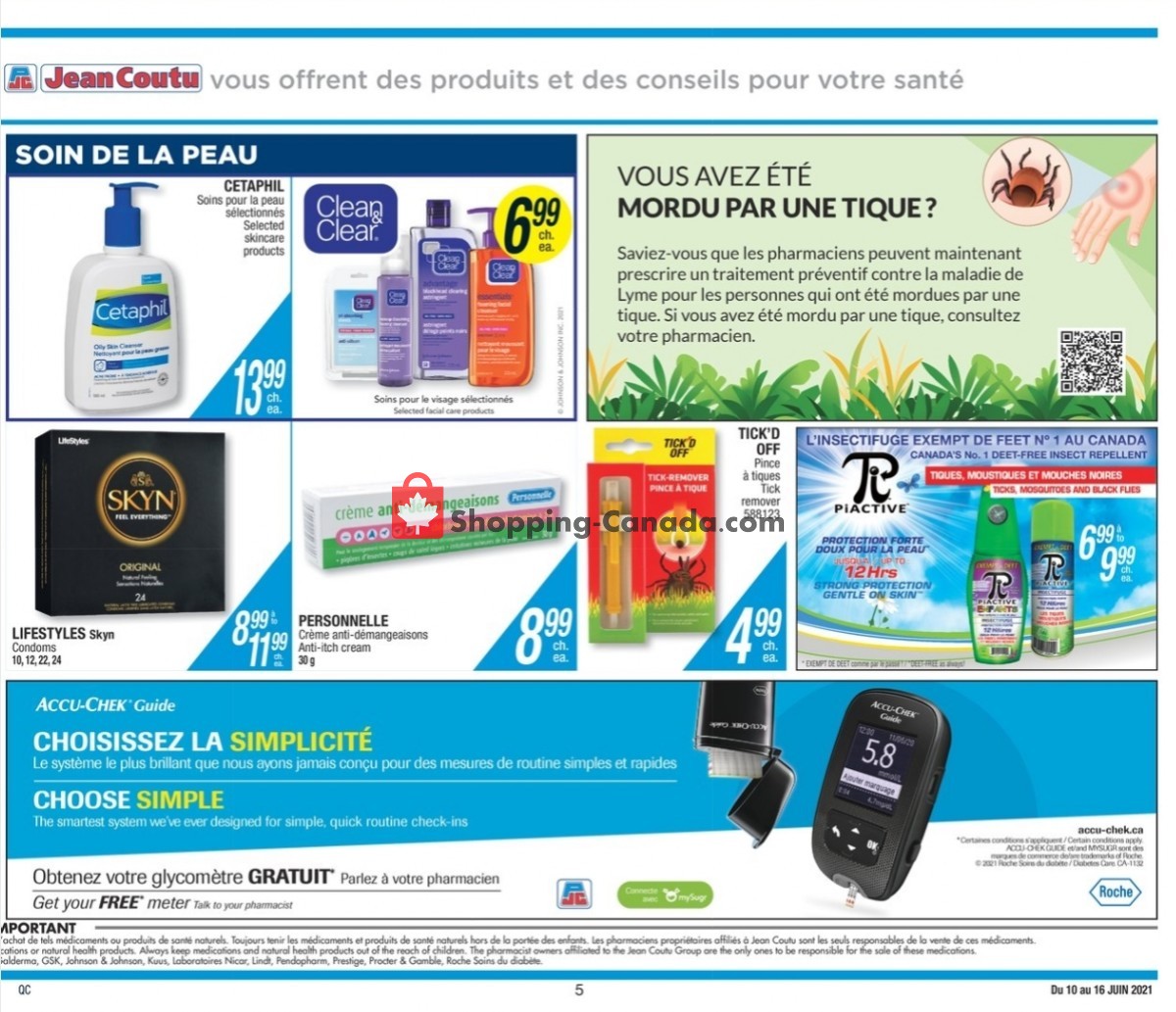 Jean Coutu Pharmacy flyer from Thursday June 10, 2021 to Wednesday June 16, 2021 - page 5