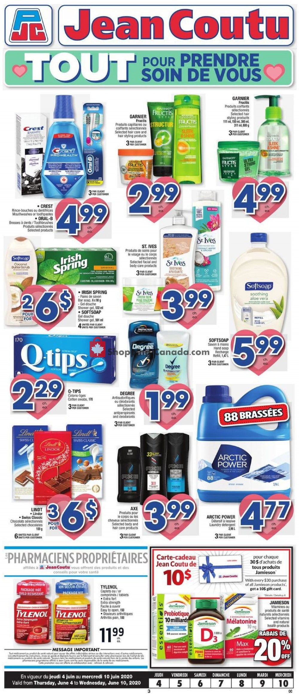 Jean Coutu Pharmacy flyer from Thursday June 4, 2020 to Wednesday June 10, 2020 - page 2