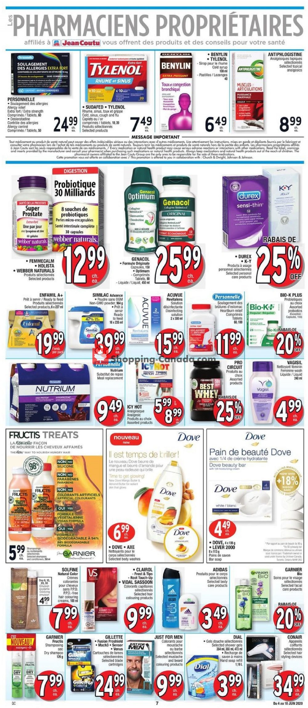Jean Coutu Pharmacy flyer from Thursday June 4, 2020 to Wednesday June 10, 2020 - page 5