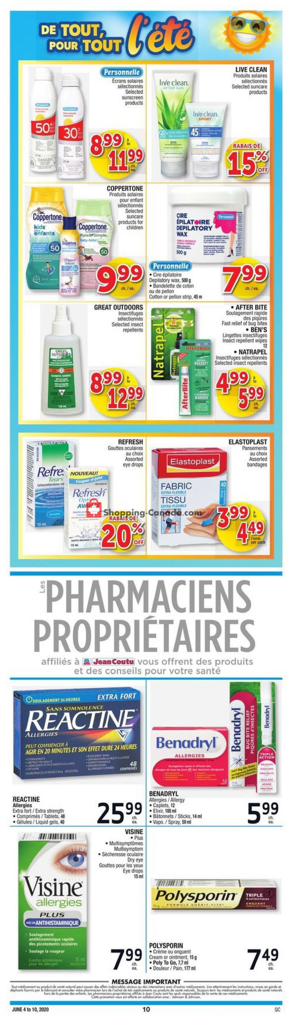 Jean Coutu Pharmacy flyer from Thursday June 4, 2020 to Wednesday June 10, 2020 - page 8
