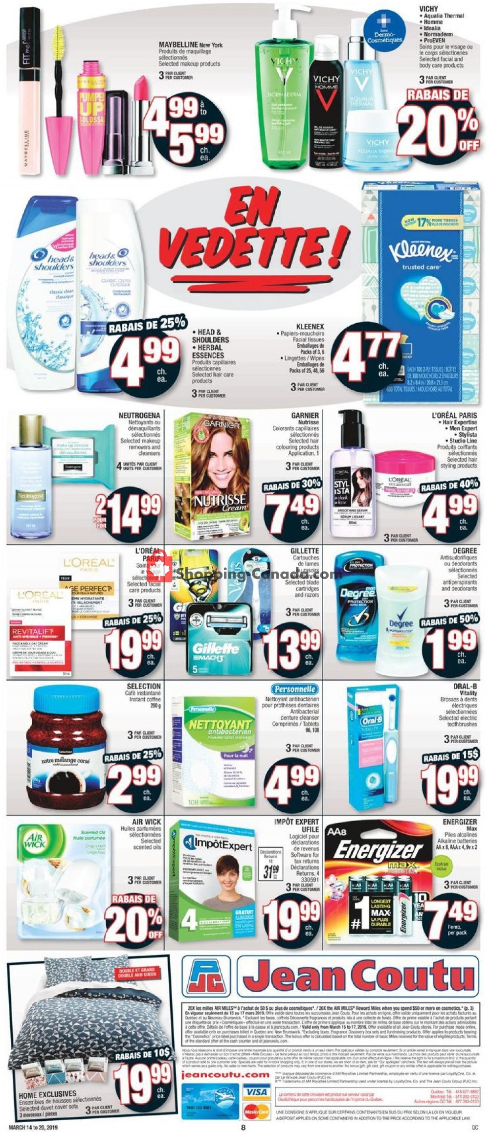 Jean Coutu Pharmacy flyer from Thursday March 14, 2019 to Wednesday March 20, 2019 - page 6