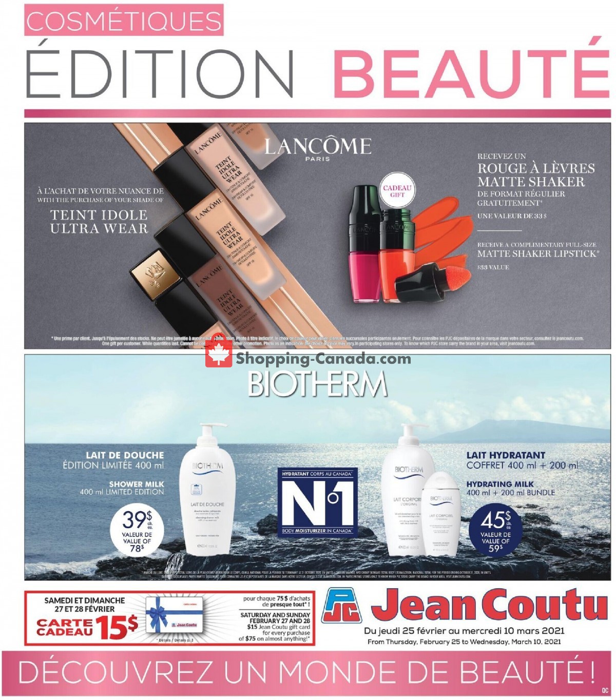 Jean Coutu Pharmacy flyer from Thursday March 4, 2021 to Wednesday March 10, 2021 - page 10