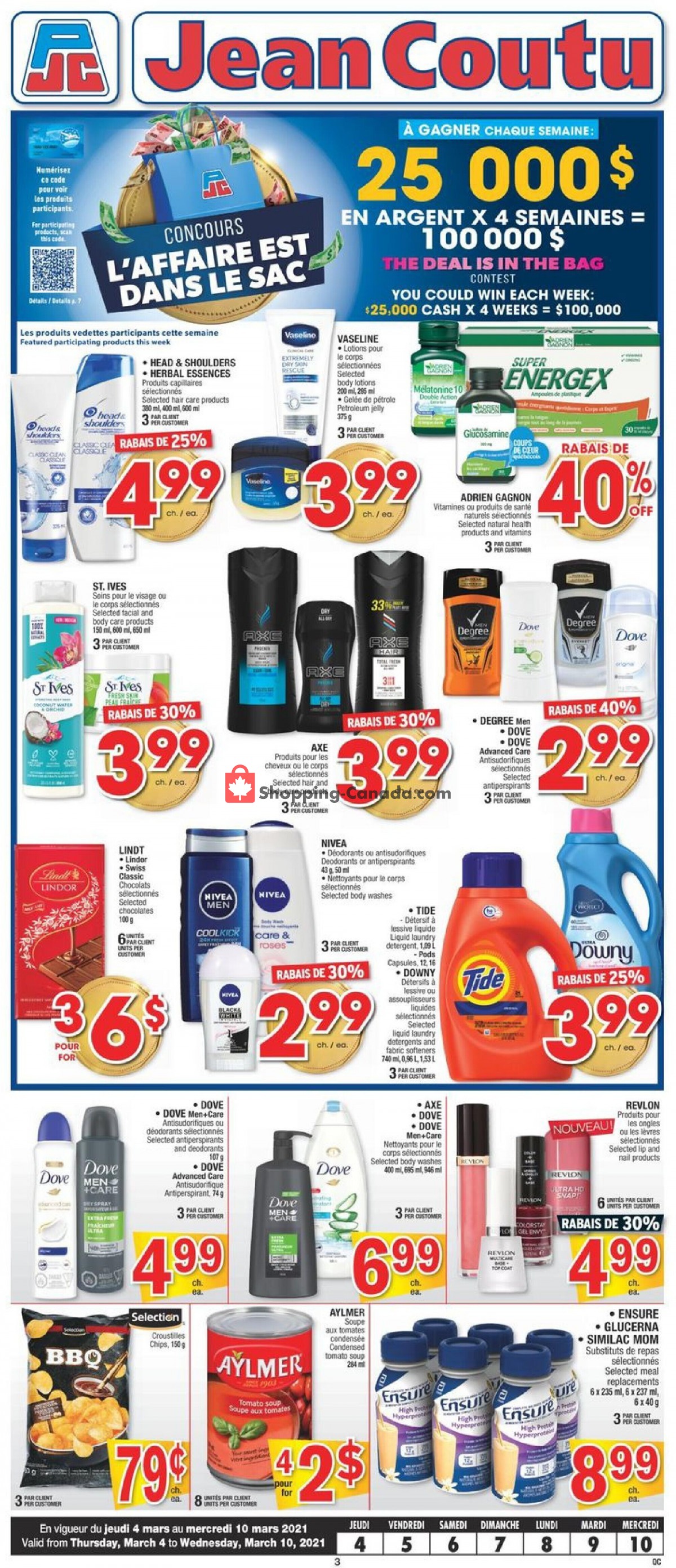 Jean Coutu Pharmacy flyer from Thursday March 4, 2021 to Wednesday March 10, 2021 - page 2