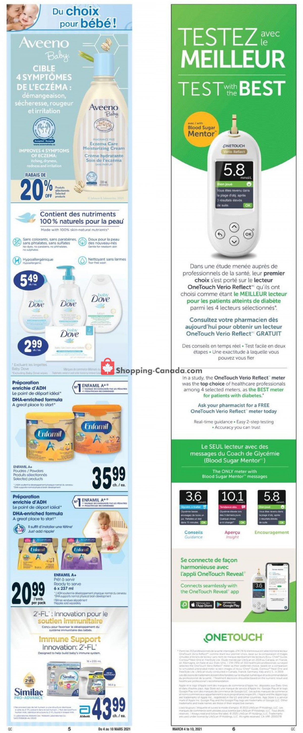 Jean Coutu Pharmacy flyer from Thursday March 4, 2021 to Wednesday March 10, 2021 - page 4