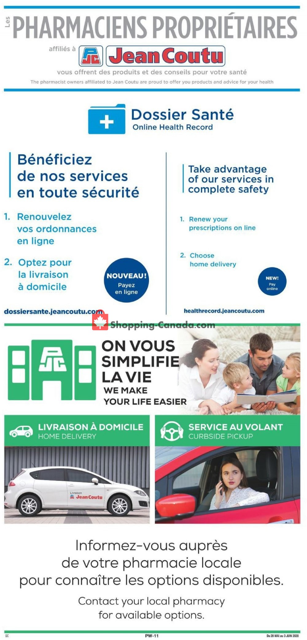 Jean Coutu Pharmacy flyer from Thursday May 28, 2020 to Wednesday June 3, 2020 - page 10