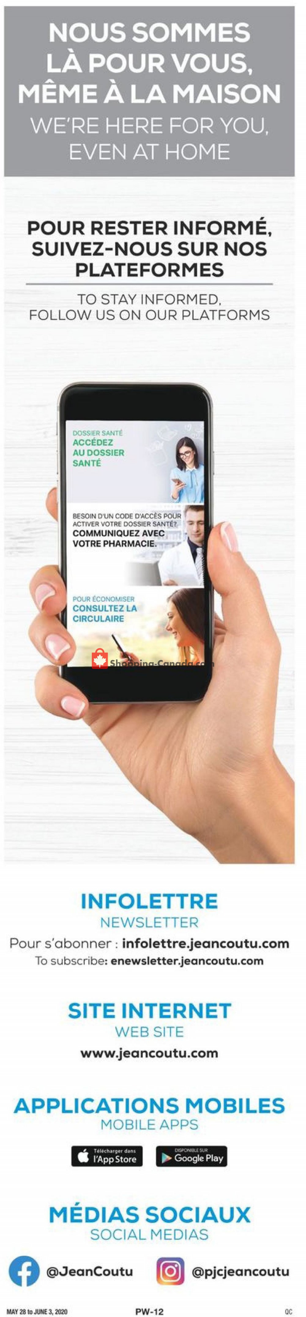 Jean Coutu Pharmacy flyer from Thursday May 28, 2020 to Wednesday June 3, 2020 - page 11