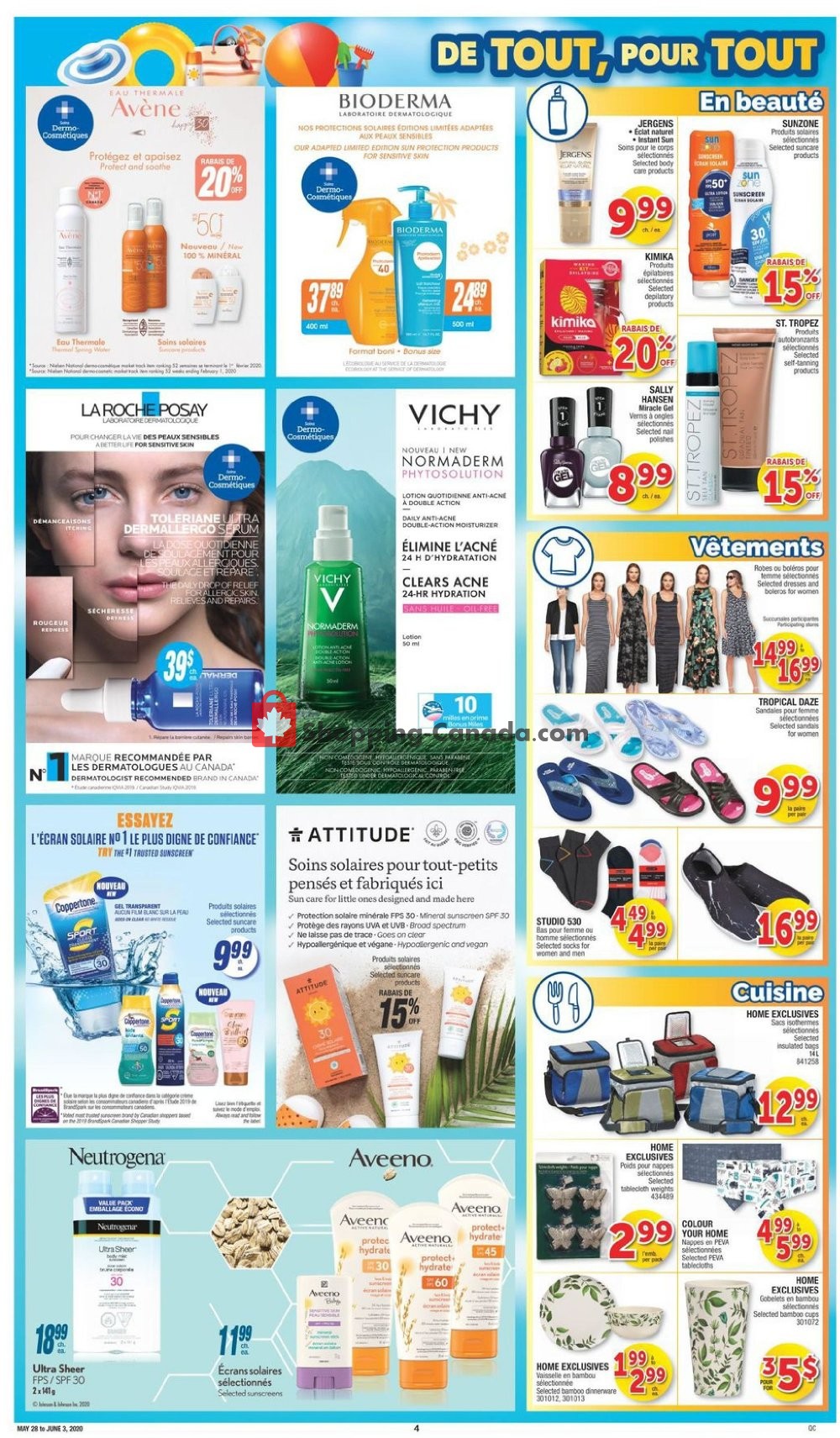 Jean Coutu Pharmacy flyer from Thursday May 28, 2020 to Wednesday June 3, 2020 - page 4