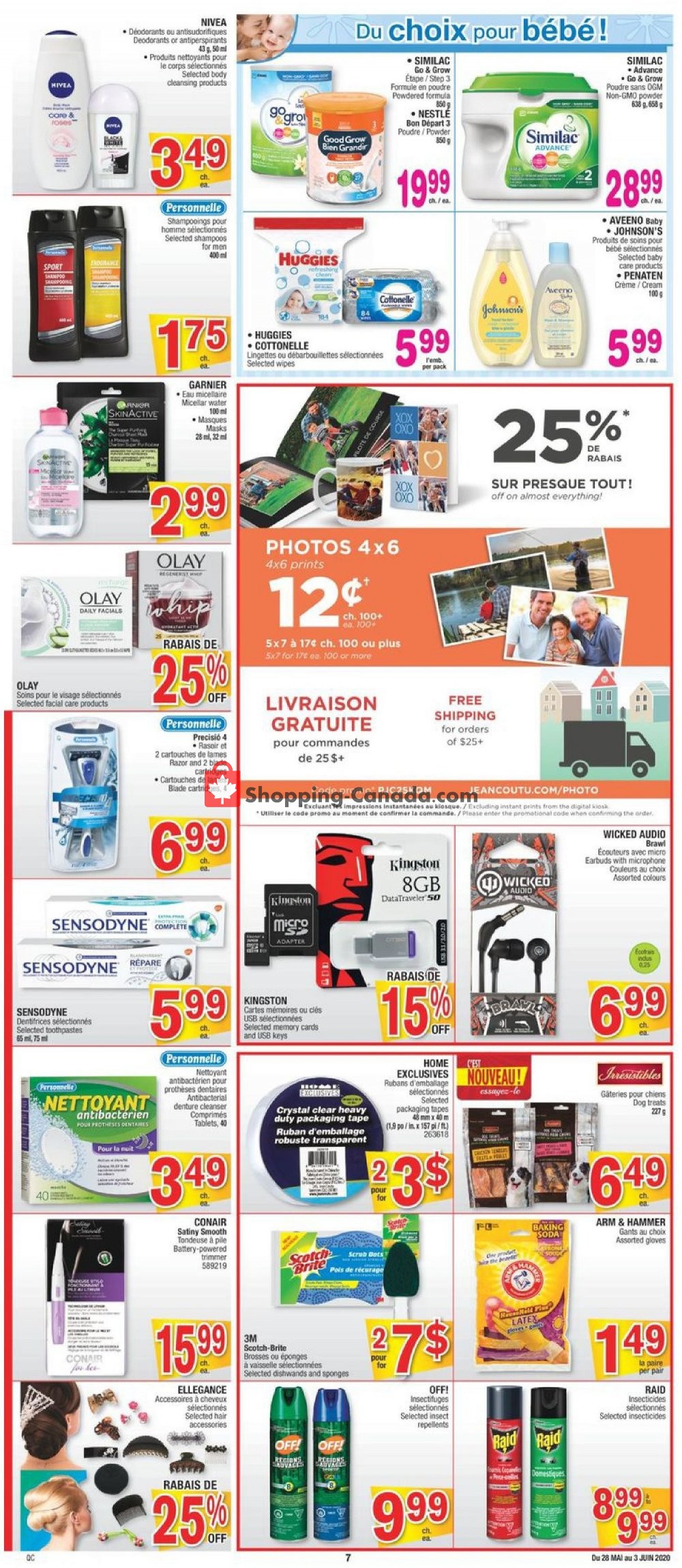 Jean Coutu Pharmacy flyer from Thursday May 28, 2020 to Wednesday June 3, 2020 - page 7