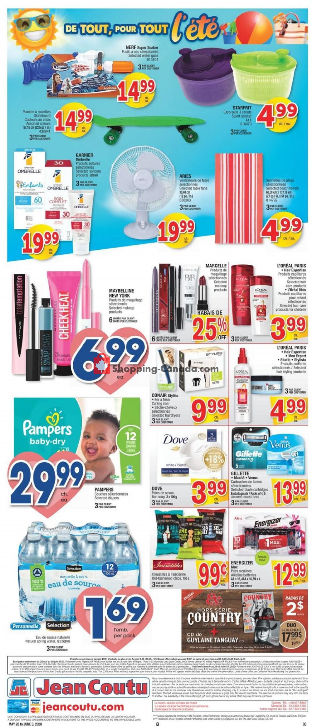 Jean Coutu Pharmacy flyer from Thursday May 28, 2020 to Wednesday June 3, 2020 - page 8